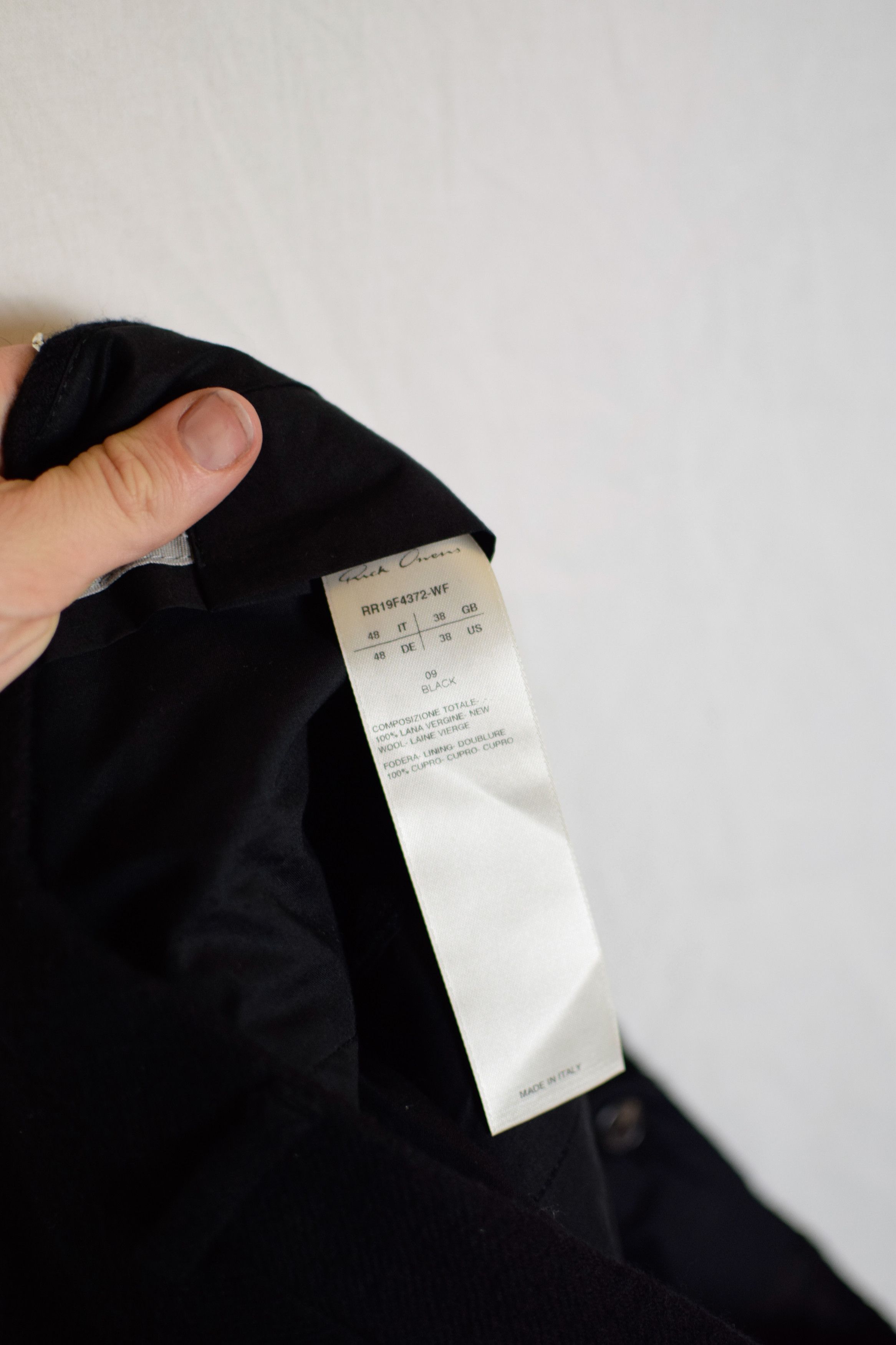 Rick Owens Rick Owens AW19 Wide Pants - RR19F4372-WF Size US 32 / EU 48 - 10 Thumbnail