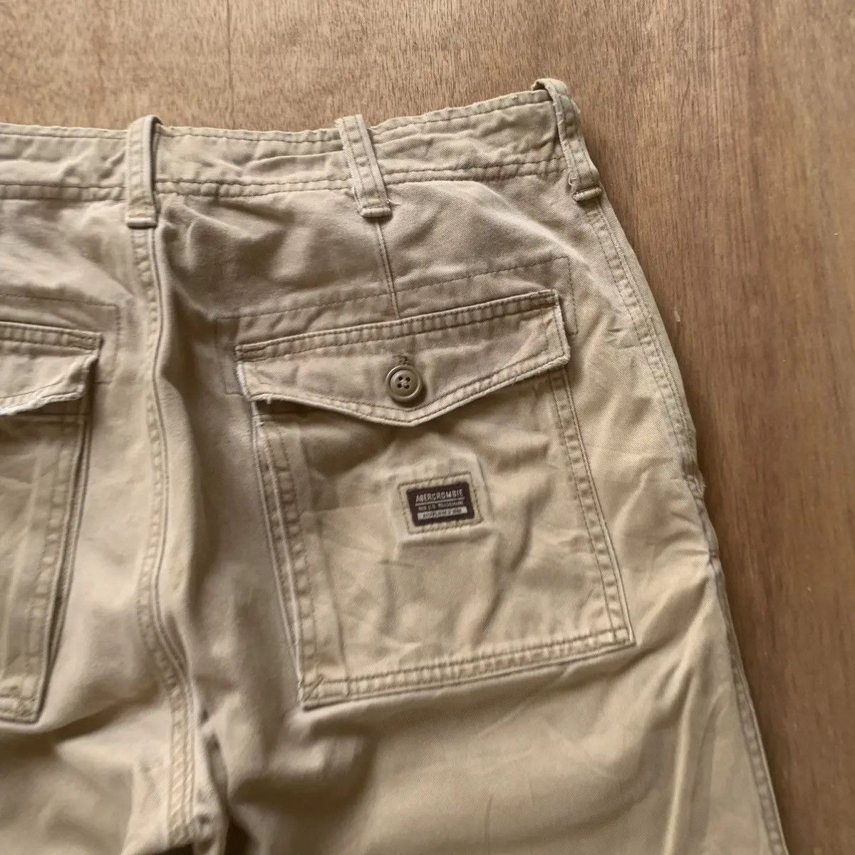 Abercrombie & Fitch ABERCROMBIE & FITCH TROUSERS BLANK BUTTON FLY BAGGY PANTS Size US 30 / EU 46 - 8 Thumbnail