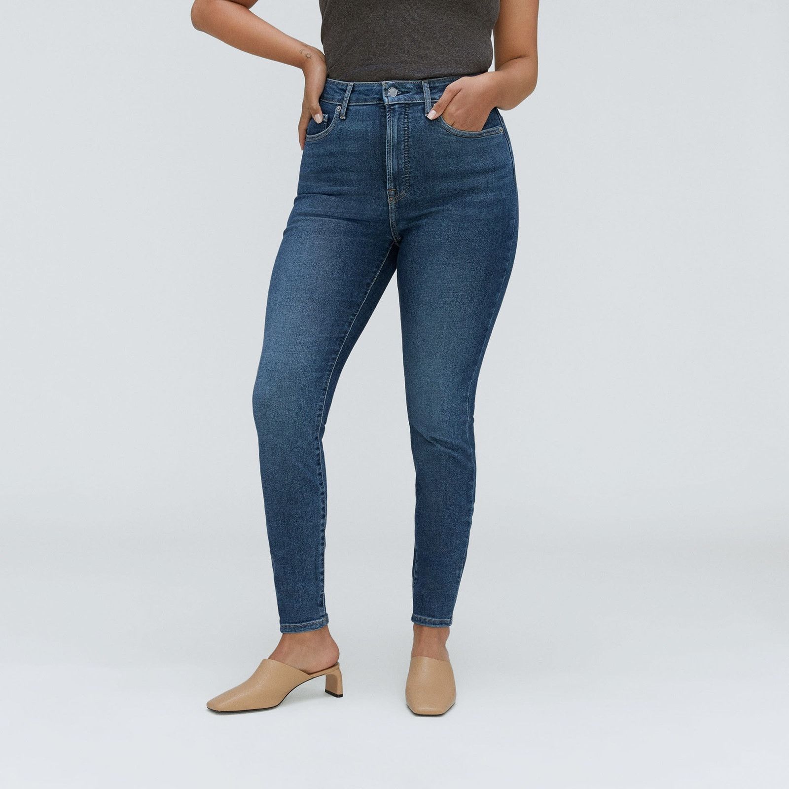 Everlane Everlane The Curvy High Rise Skinny Jean - Size 26 - Crop Size 26" / US 2 / IT 38 - 1 Thumbnail