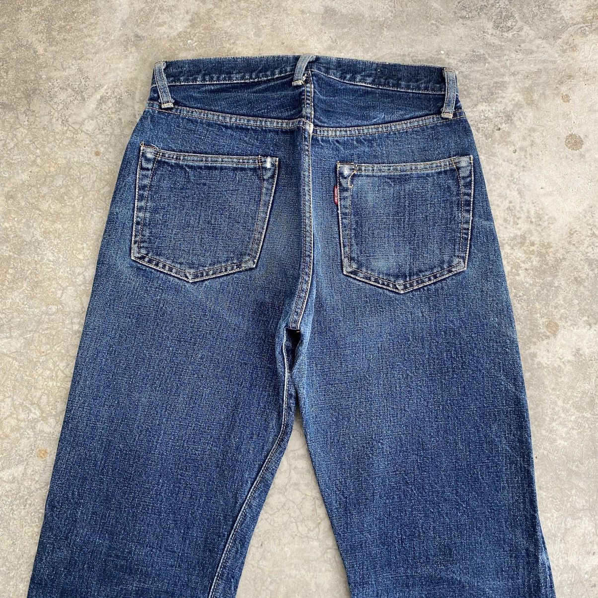 Denime Vintage 90’s Denime Faded Blue Distressed Selvedge Jeans Size US 29 - 10 Thumbnail