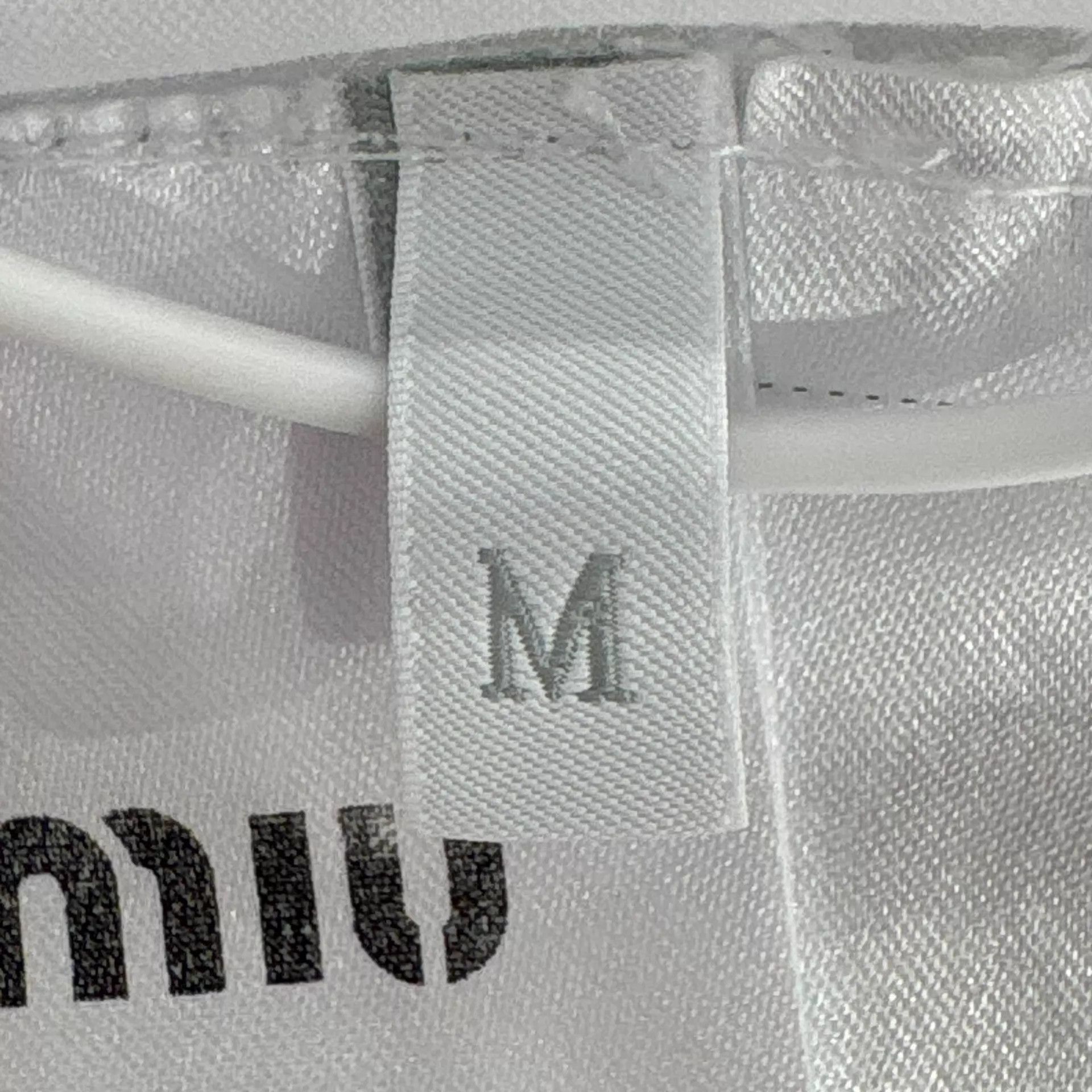 Miu Miu White Long-Sleeve Crewneck Shirt Size US M / EU 48-50 / 2 - 5 Thumbnail