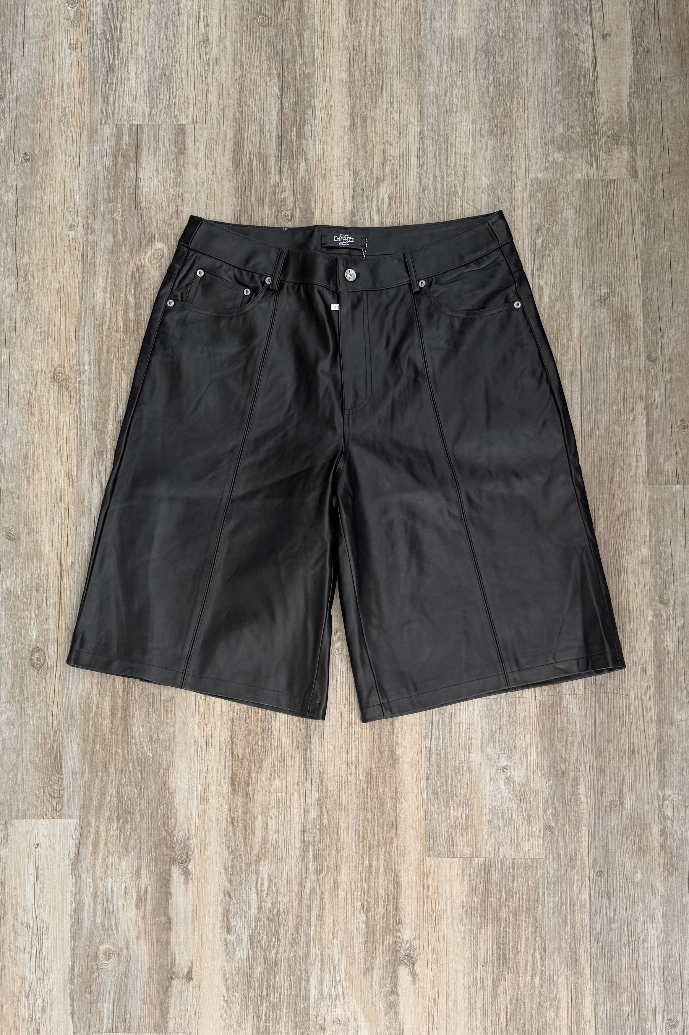 HMDD HMDD Leather Lamb Chop Shorts Size US 40 / EU 56 - 1 Thumbnail