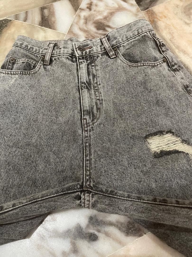 Japanese Brand MUHE.T Baggy Distressed Denim Balenciaga Style Size 27" / US 4 / IT 40 - 9 Thumbnail