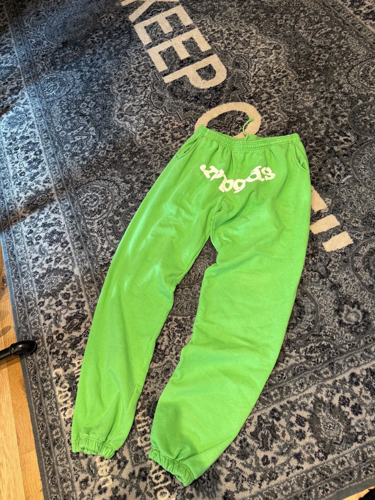 Sp5der Sp5der Green Sweatpants Size XXL Size US 40 / EU 56 - 1 Thumbnail