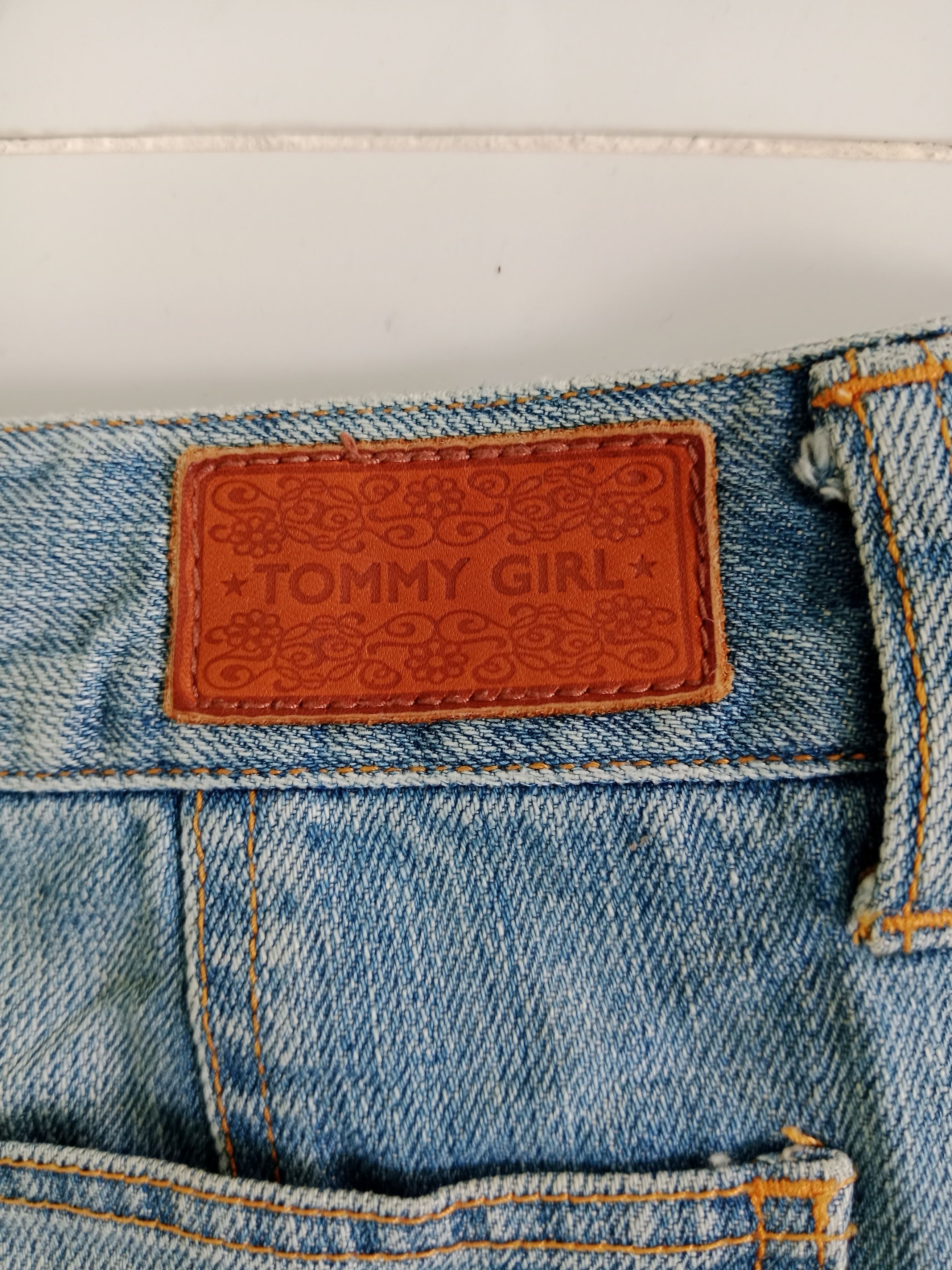 Tommy Hilfiger Tommy Jean's Mini Skirt Tommy Girl Size 28" / US 6 / IT 42 - 8 Thumbnail
