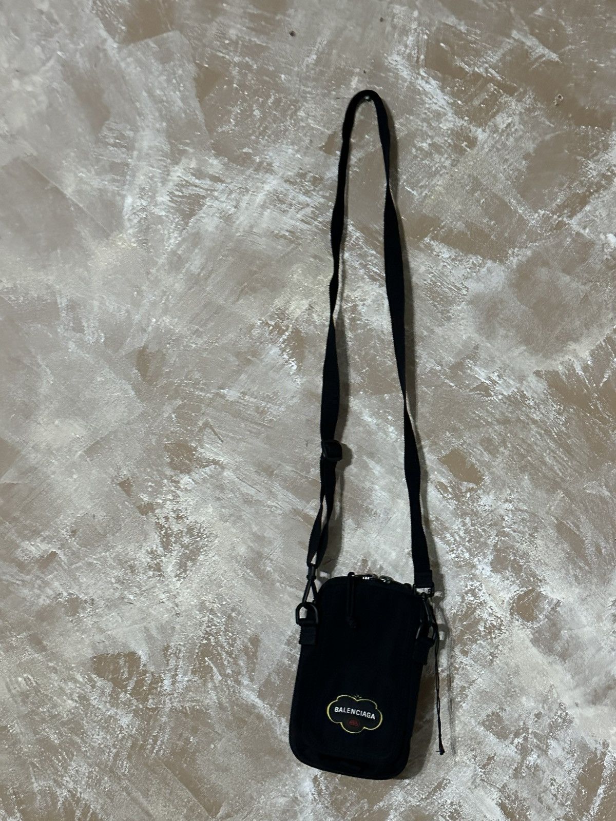Balenciaga Messenger Crossbody Bag in Black, Men's