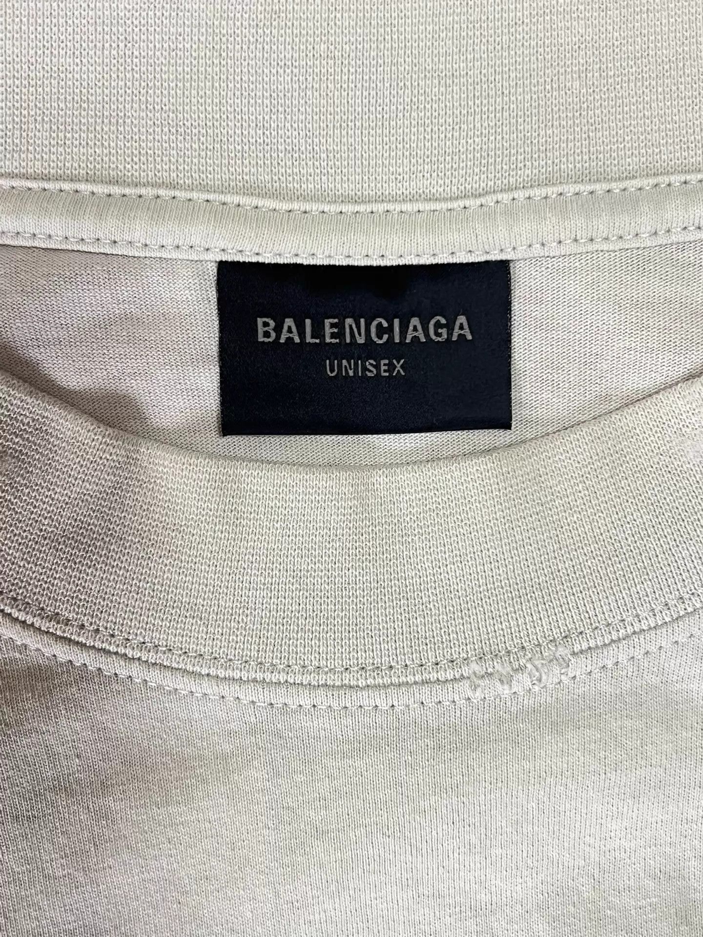Balenciaga Balenciaga Blue Embroidered Chest & Large Back S T-Shirt Size US S / EU 44-46 / 1 - 6 Thumbnail
