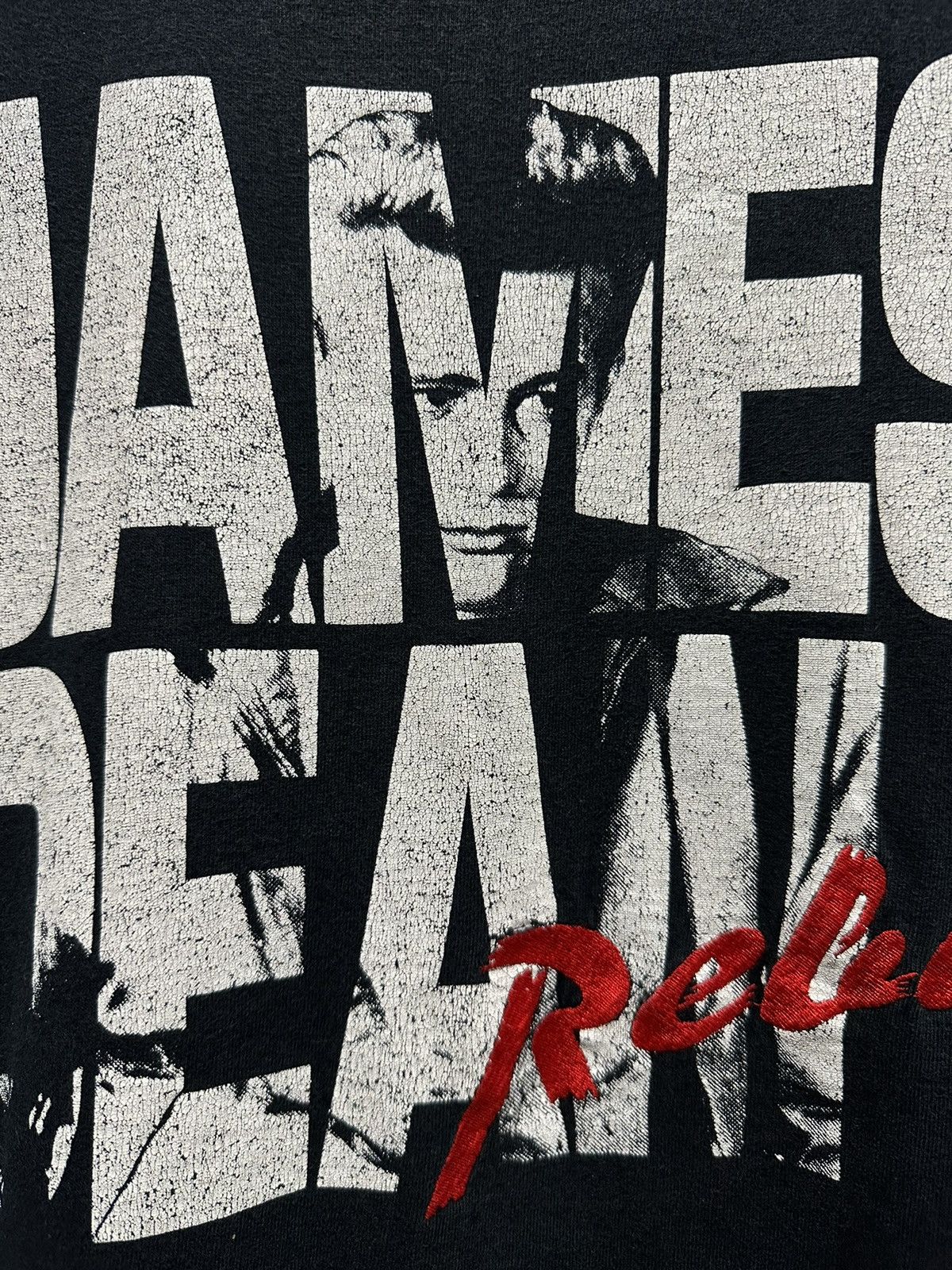 Band Tees × Vintage Vintage 90s James Dean Rabel Iconic Longsleeve faded Tee Size US XL / EU 56 / 4 - 4 Thumbnail