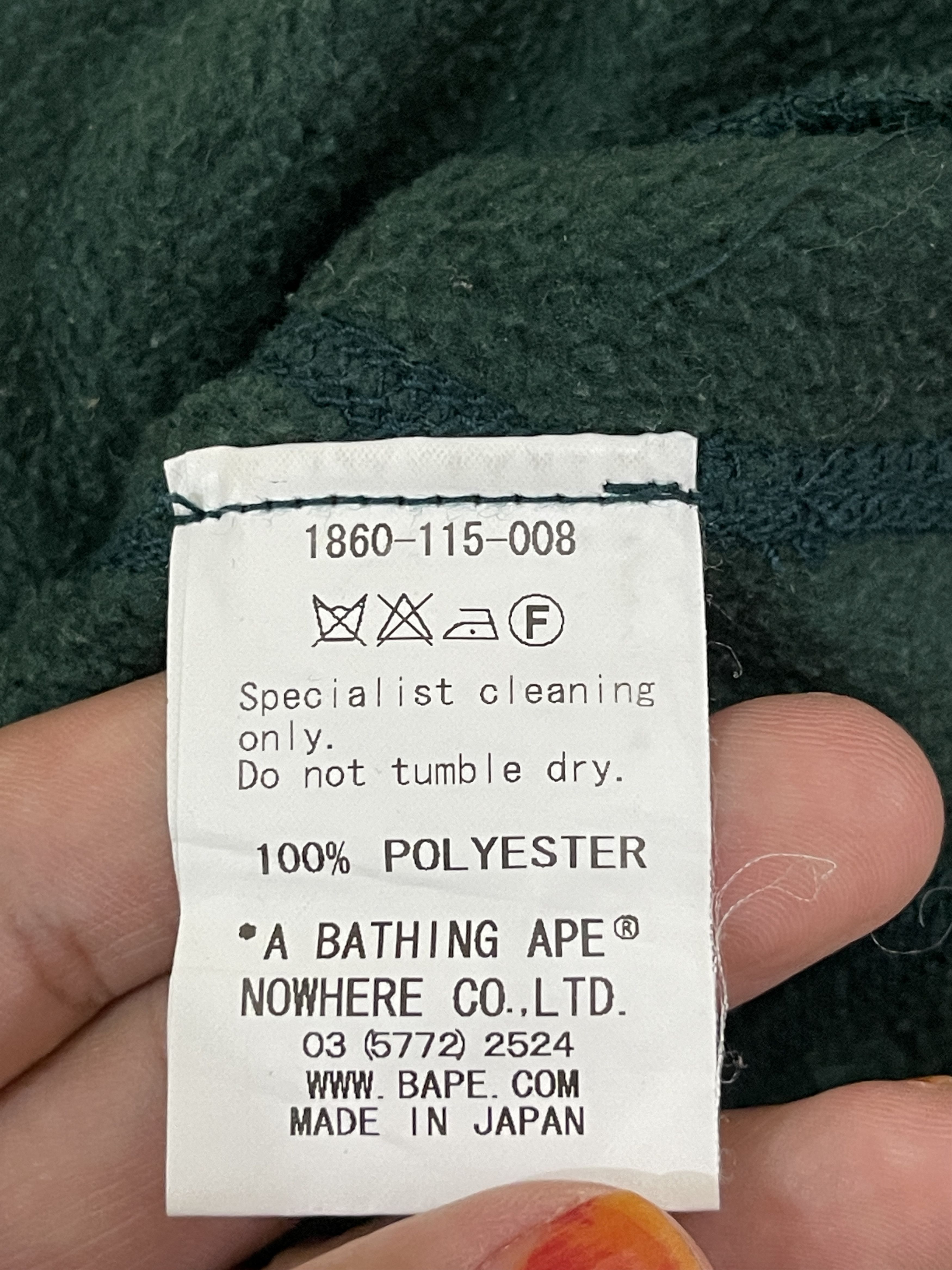 Bape Ziphoodie BAPE mountain sport polartec Size US M / EU 48-50 / 2 - 14 Thumbnail