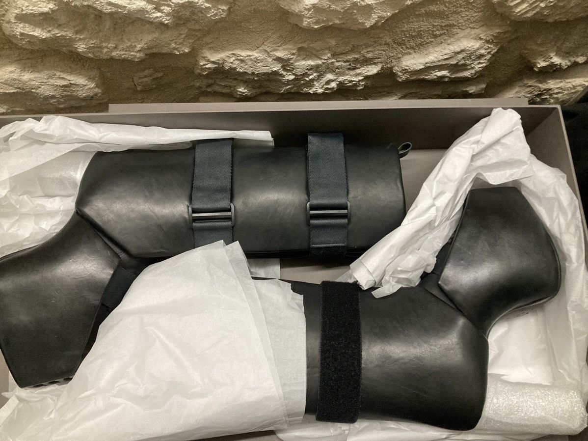 Rick Owens NEVER WORN / Splint Platform Boots by Rick Owens Size US 9 / EU 42 - 14 Thumbnail