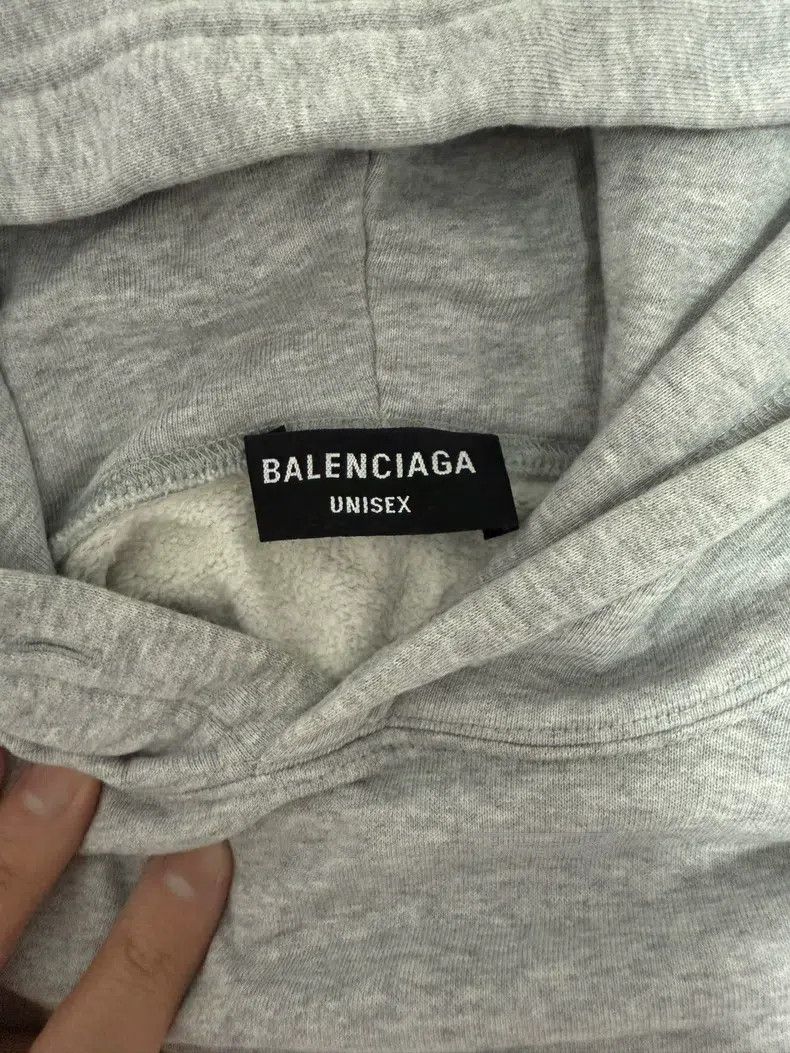 Balenciaga Balenciaga Grey Hoodie Size US S / EU 44-46 / 1 - 3 Thumbnail