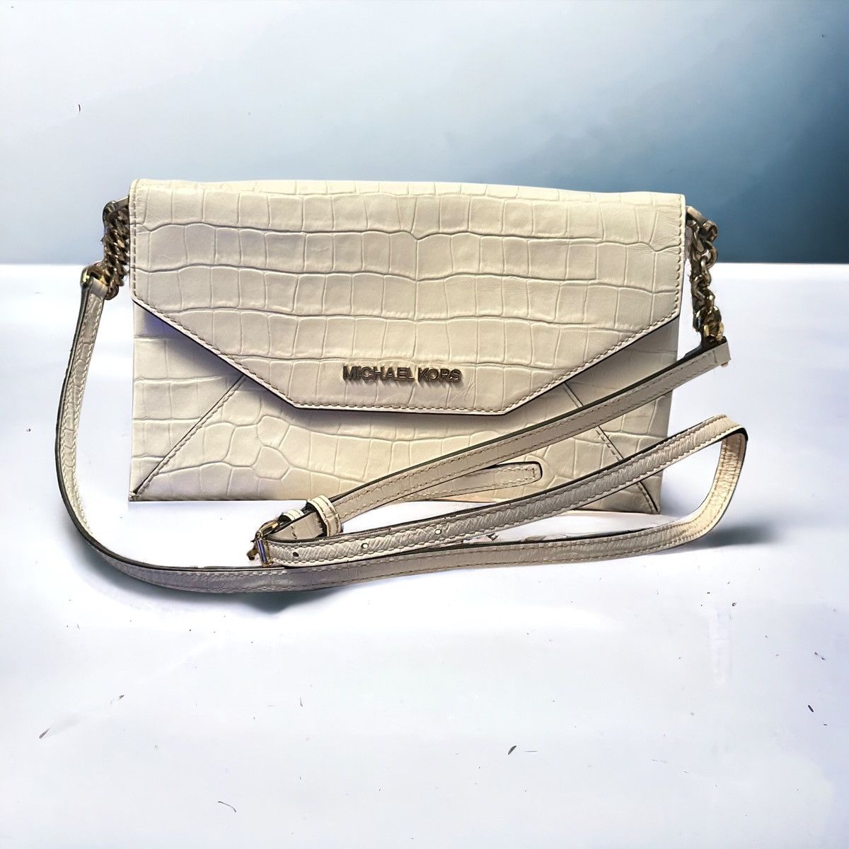 Michael Kors Michael Kors alligator envelope clutch/crossbody bag Size ONE SIZE - 1 Thumbnail