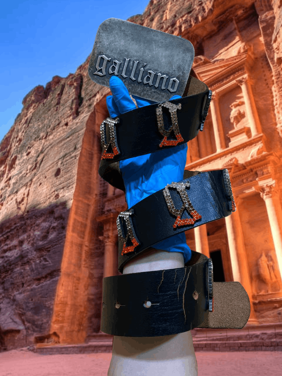 John Galliano Vintage Belts big logo John Galliano Y2K luxury Size ONE SIZE - 1 Thumbnail