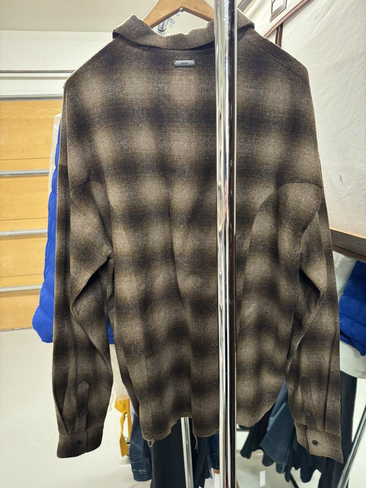 Designer × Kollar Clothing Kollar clothing brown flannel Size US XL / EU 56 / 4 - 3 Thumbnail