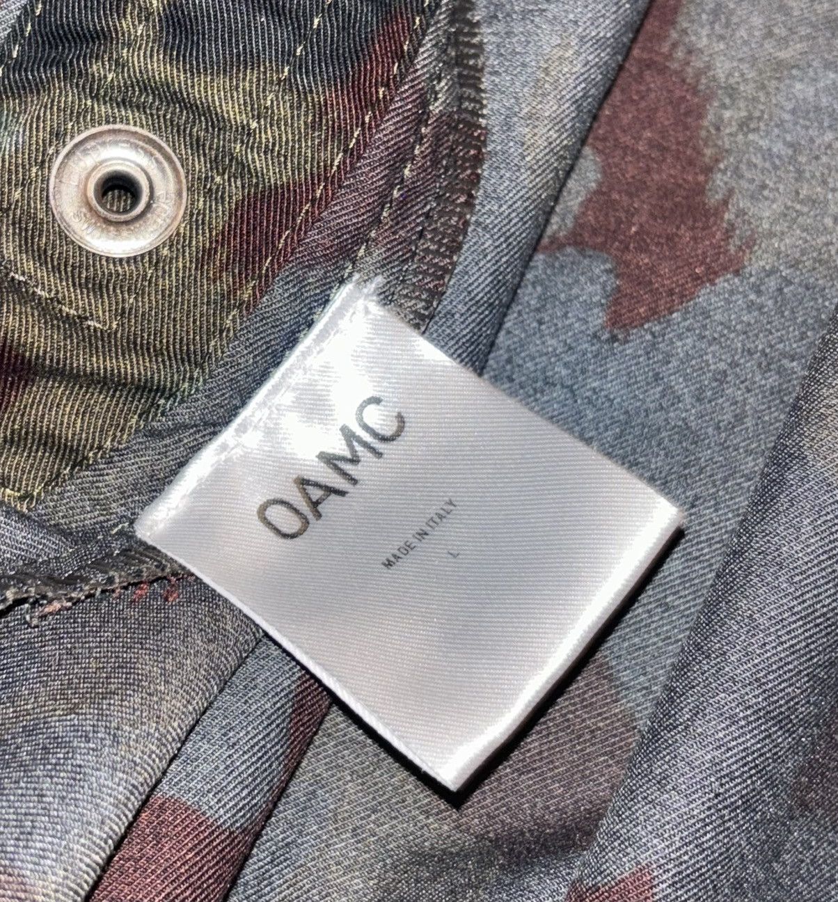OAMC OAMC S/S 18’ Swiss Camo Open Face Military Jacket Size US L / EU 52-54 / 3 - 8 Thumbnail