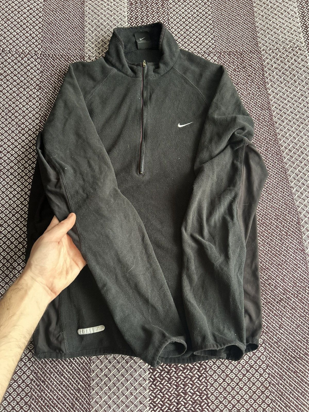 Nike Vintage Nike 00s Therma-Fit Fleece Long Sleeve Sweatshirt S Size US S / EU 44-46 / 1 - 6 Thumbnail