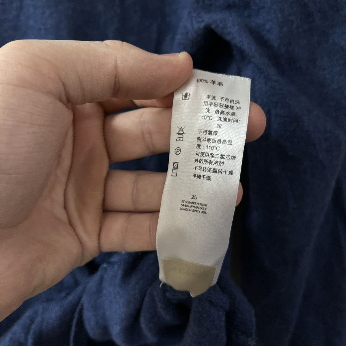 Burberry Burberry sweater Blue Size L Size US L / EU 52-54 / 3 - 11 Thumbnail