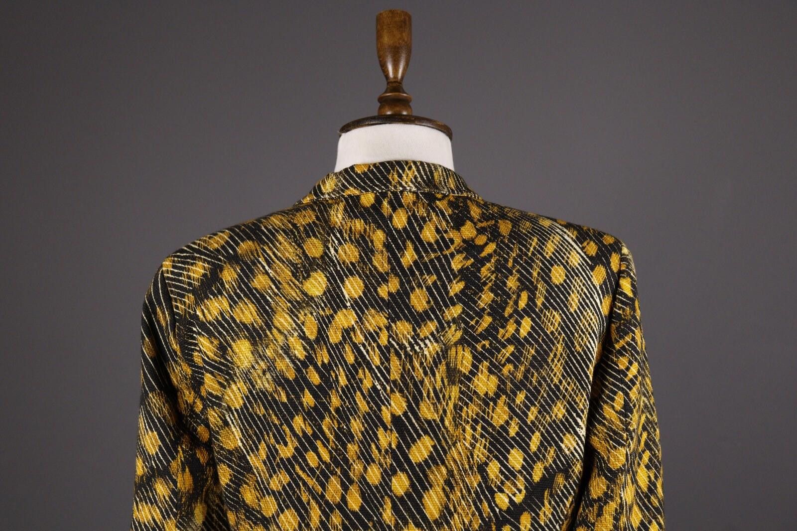 Designer Max Mara Leopard Blazer Jacket Size I 46 / GB 14 / USA 12 Size M / US 6-8 / IT 42-44 - 6 Thumbnail