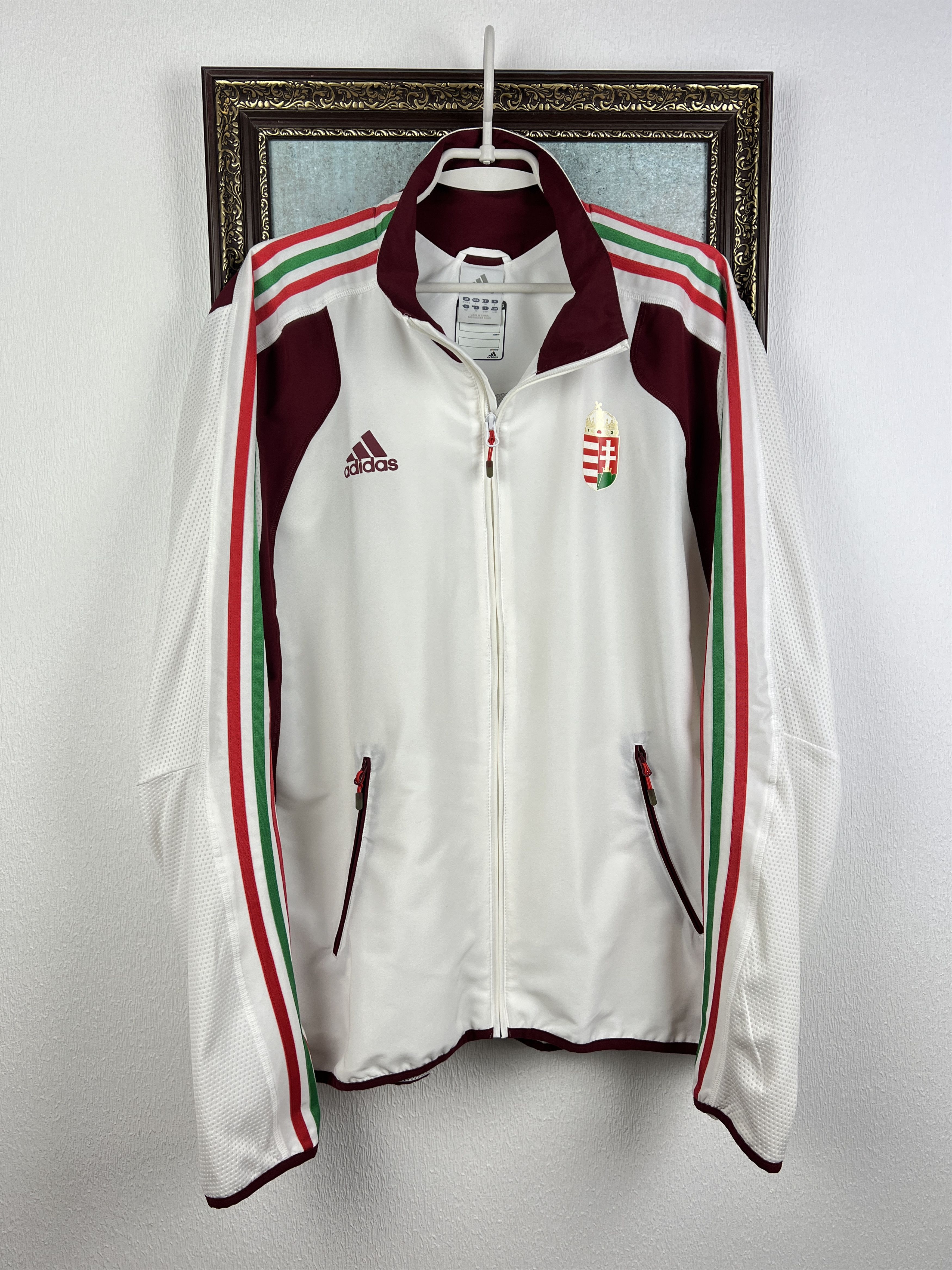 Adidas Hungary Football Suit Set Jacket Pants Track National Size US XL / EU 56 / 4 - 2 Thumbnail