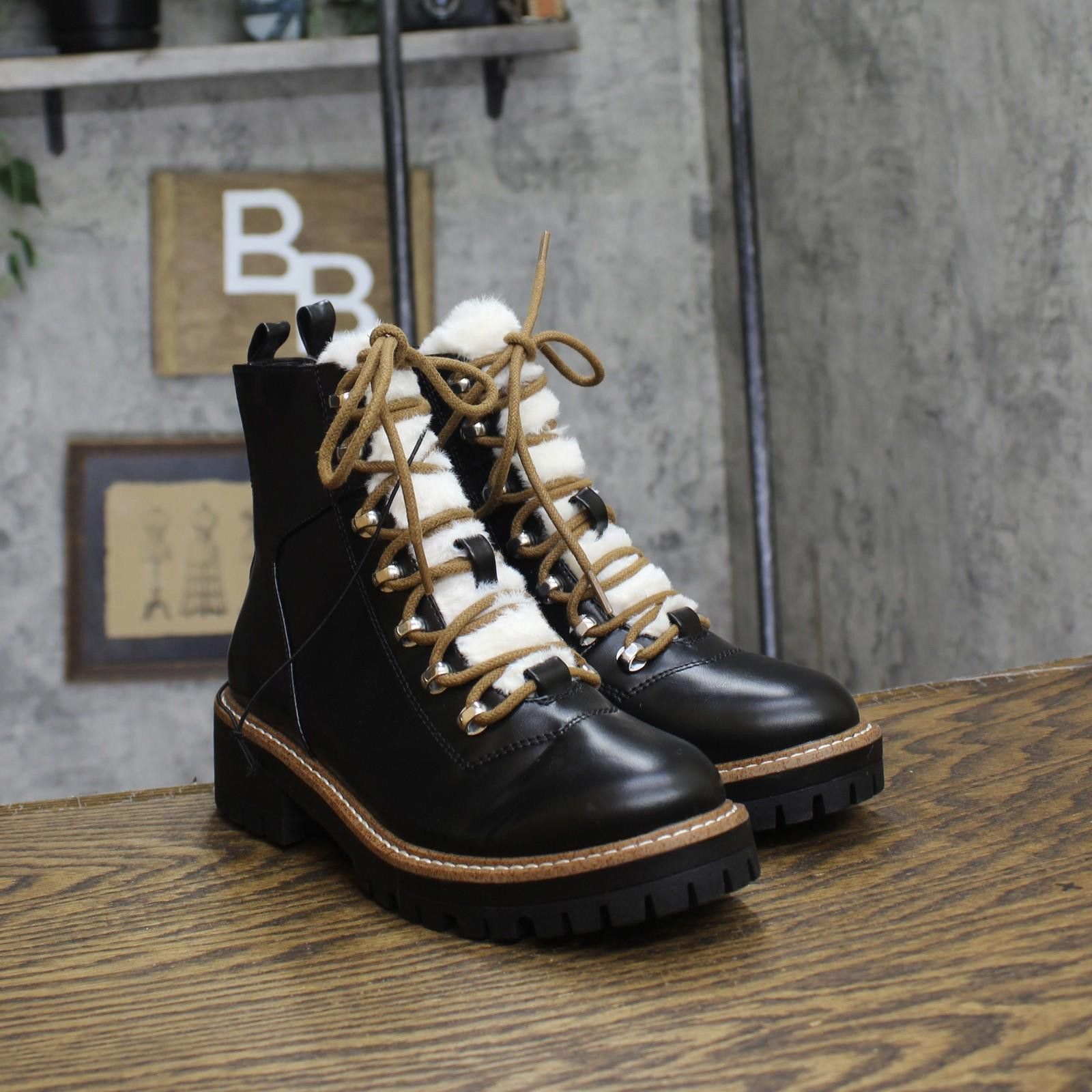 Other A New Day Womens Leighton Hiking Boots 85973869 Black 5.5m Size US 5.5 / IT 35.5 - 1 Thumbnail
