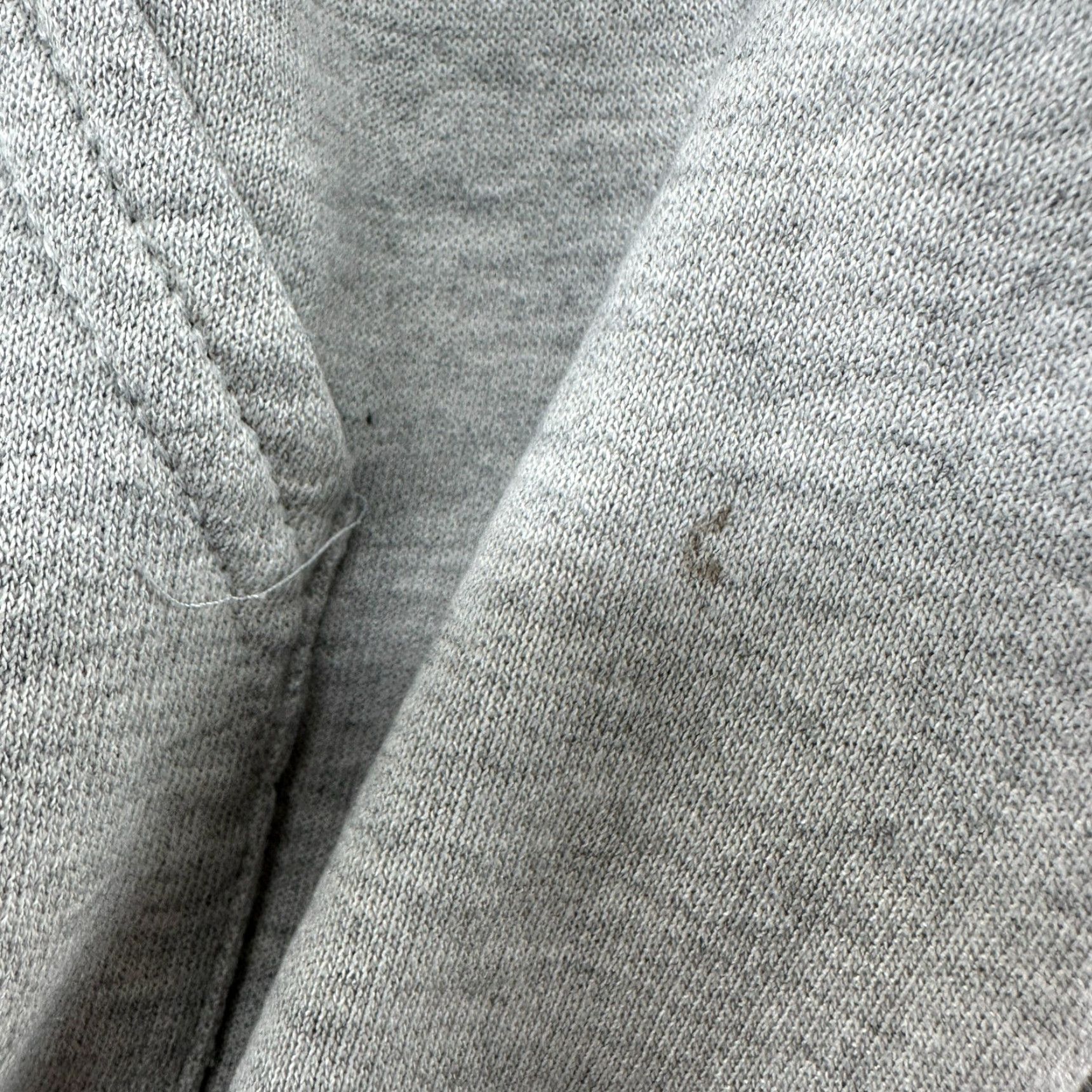 Jerzees VINTAGE Jerzees Hoodie Mens M Gray Pullover Lined Zipper Logo Cotton Polyester Fleece 80s Western Halloween? Size US M / EU 48-50 / 2 - 5 Thumbnail