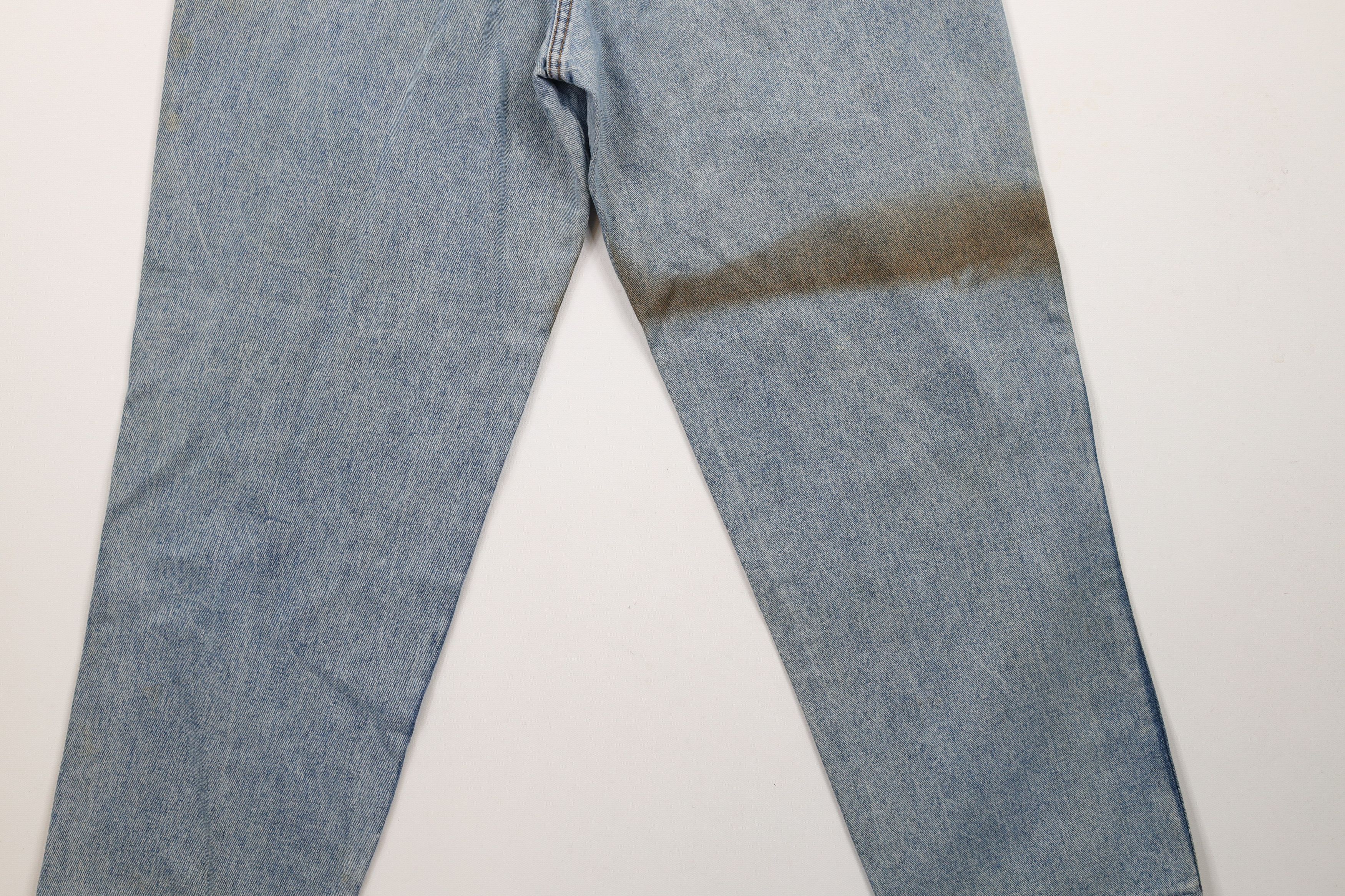 Vintage Vintage 90s Streetwear Straight Leg Denim Jeans Blue Cotton Size US 32 / EU 48 - 11 Thumbnail