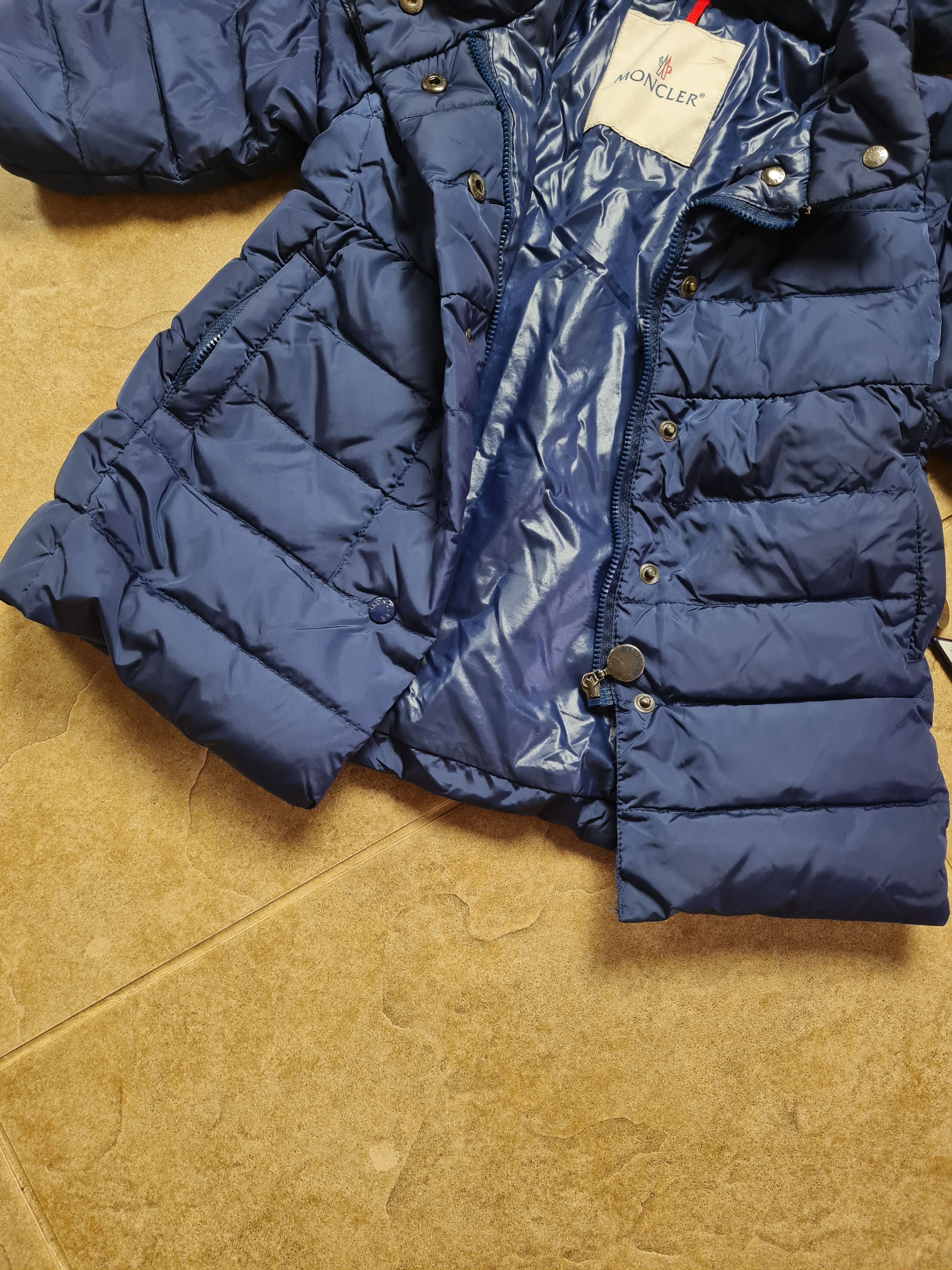 Moncler Down Jacket Moncler Parka Blue12 mois - sz 74cm Size XXS / US 00 / IT 34 - 6 Thumbnail
