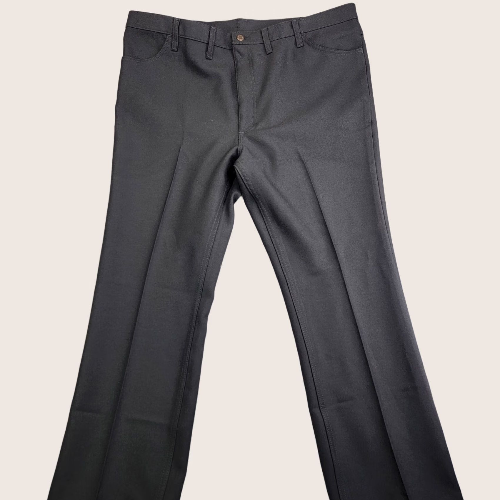 Wrangler VINTAGE Wrangler Jeans Mens W44 L30 Black Wrancher Trousers 82BK Polyester 90s Retro USA Size US 44 / EU 60 - 1 Thumbnail