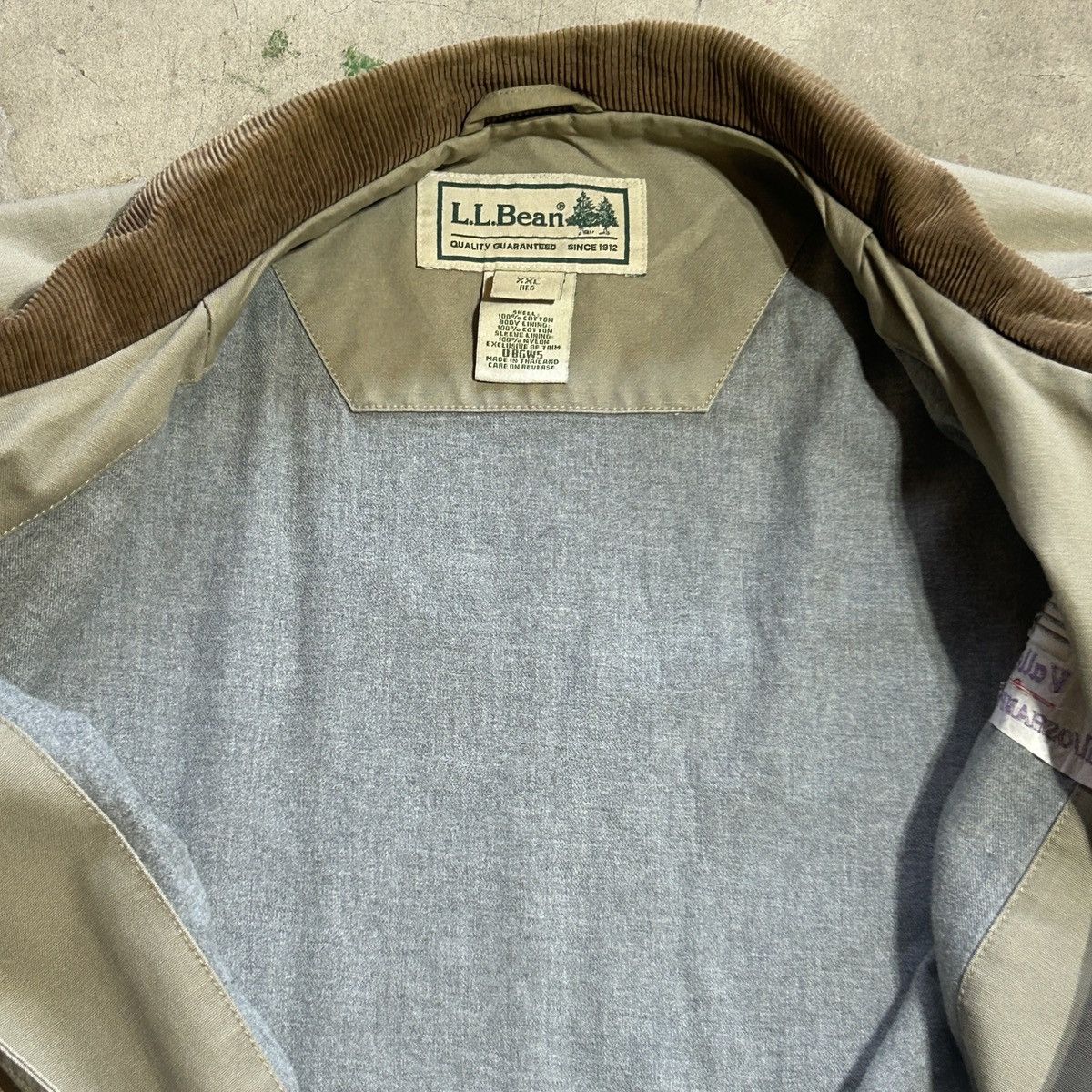 L.L. Bean VTG LL Bean Mens Barn Chore Jacket Coat OBGW5 Lined Size US XXL / EU 58 / 5 - 7 Thumbnail