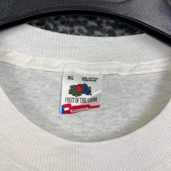 Fruit Of The Loom Vintage US Coast Guard Shirt Men XL White New with Defect Size US XL / EU 56 / 4 - 3 Thumbnail