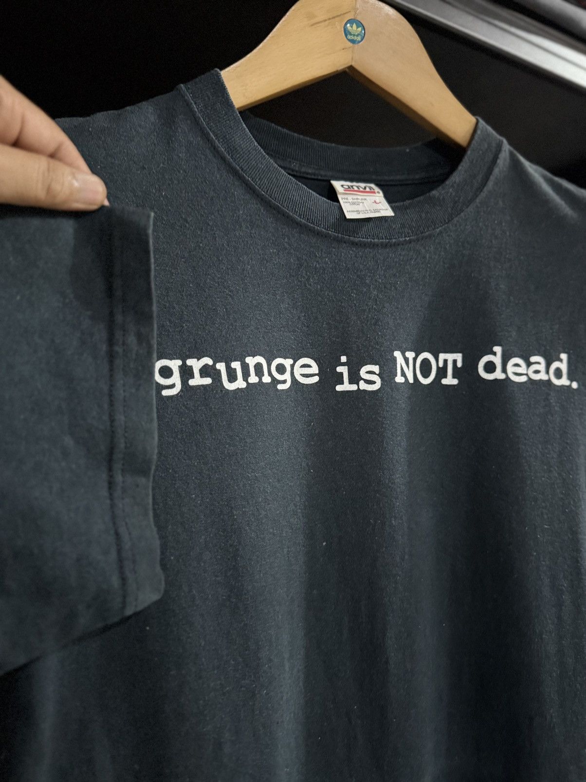 Band Tees Vintage Grunge Is Not Dead Soul Brand Faded Line Tee Size US L / EU 52-54 / 3 - 4 Thumbnail