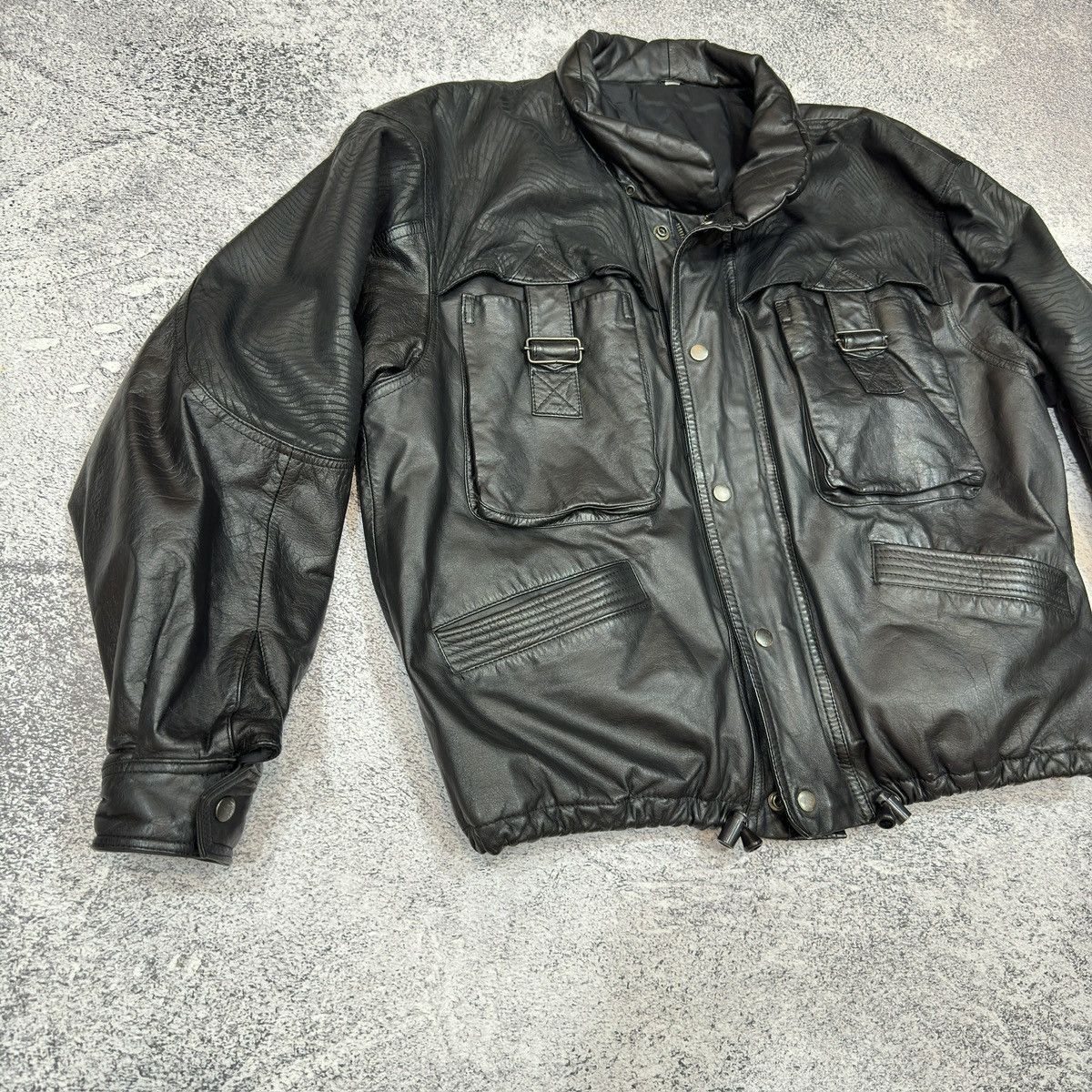 Vintage Made in Korea Leather Jacket M-L size Size US L / EU 52-54 / 3 - 2 Thumbnail