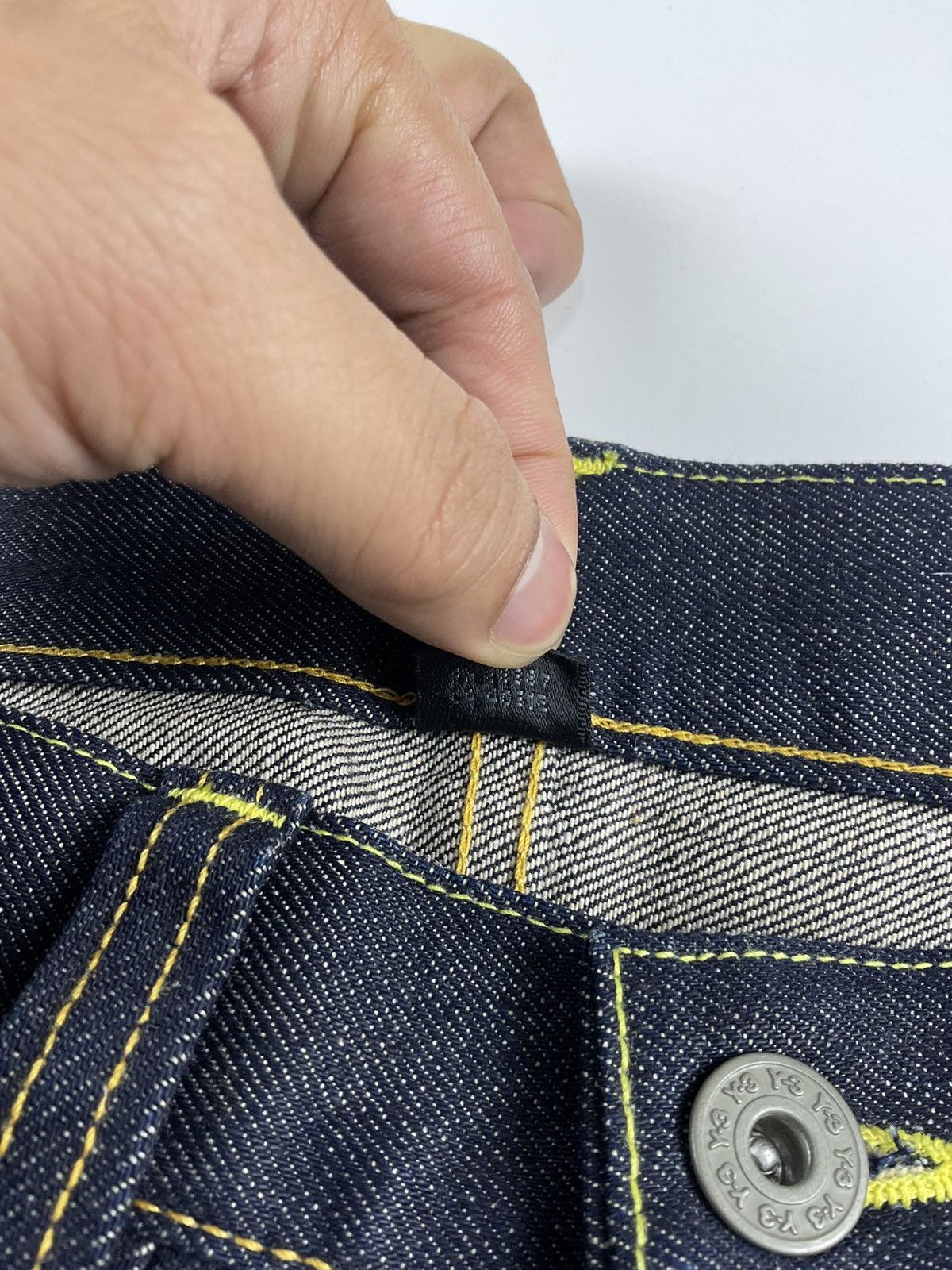 Y-3 Y3 - Yohji Yamamoto Selvedge Raw Denim Size US 30 / EU 46 - 12 Thumbnail