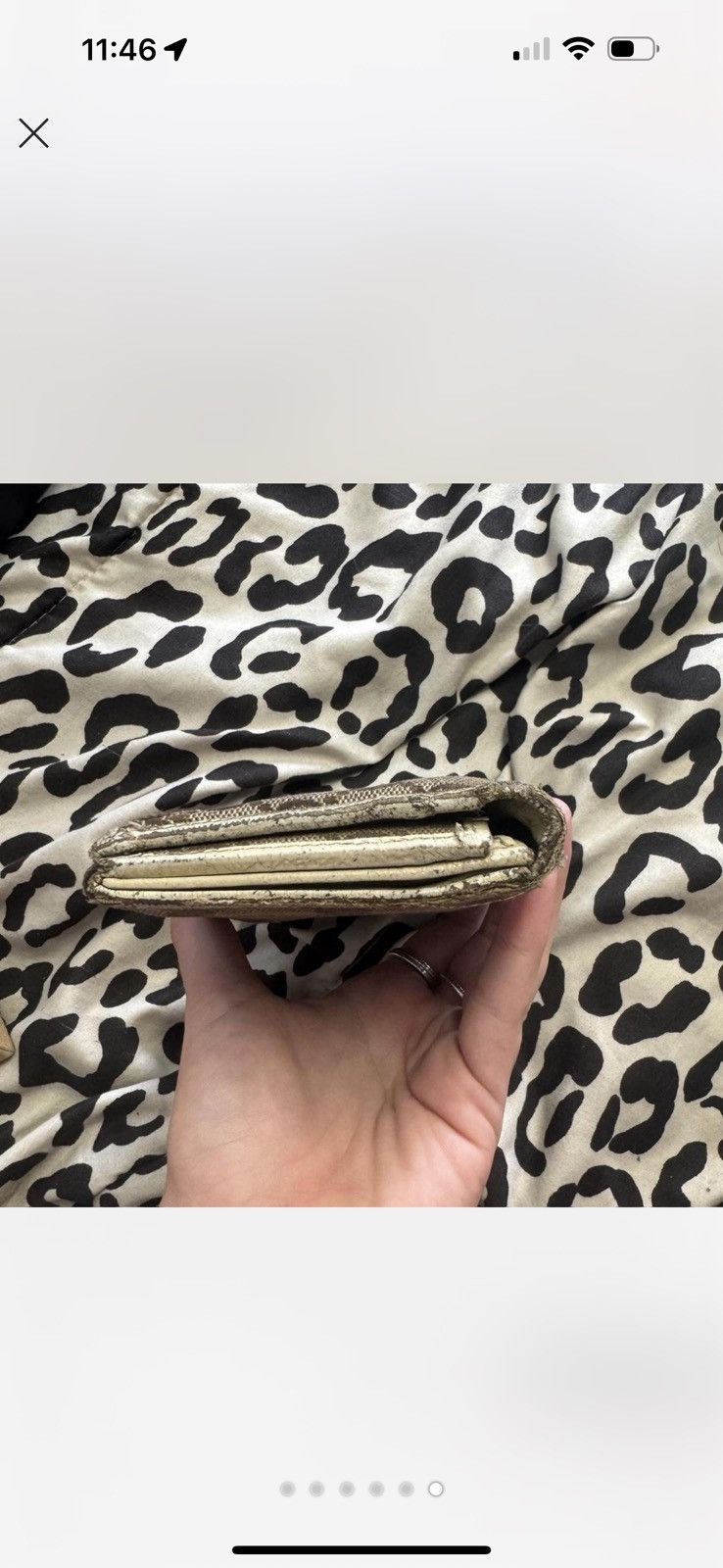 Gucci Gucci vintage cloth Continental long fold wallet Size ONE SIZE - 5 Thumbnail