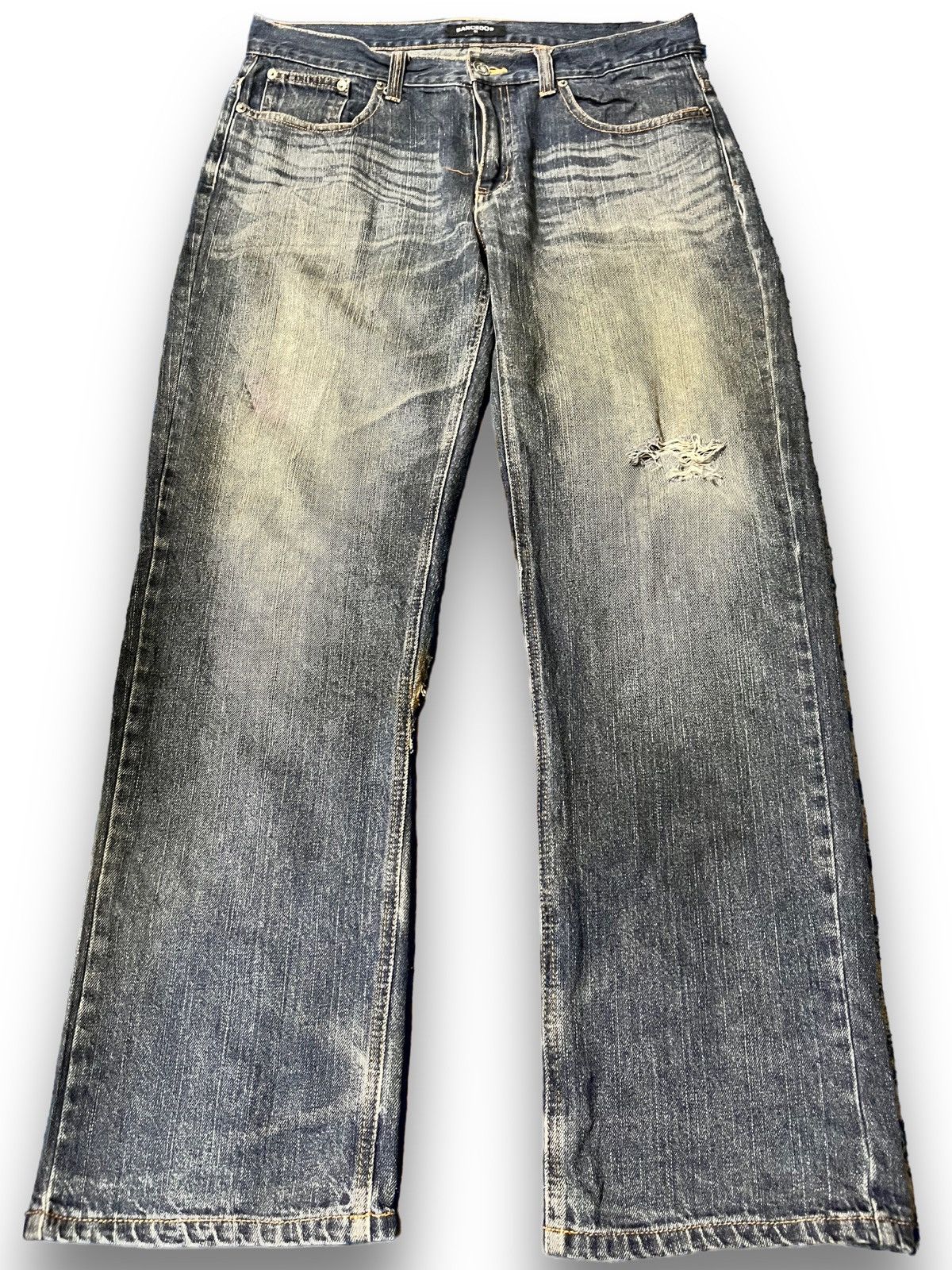 Japanese Brand Vintage Barcedos Distressed Denim Size US 35 - 1 Thumbnail