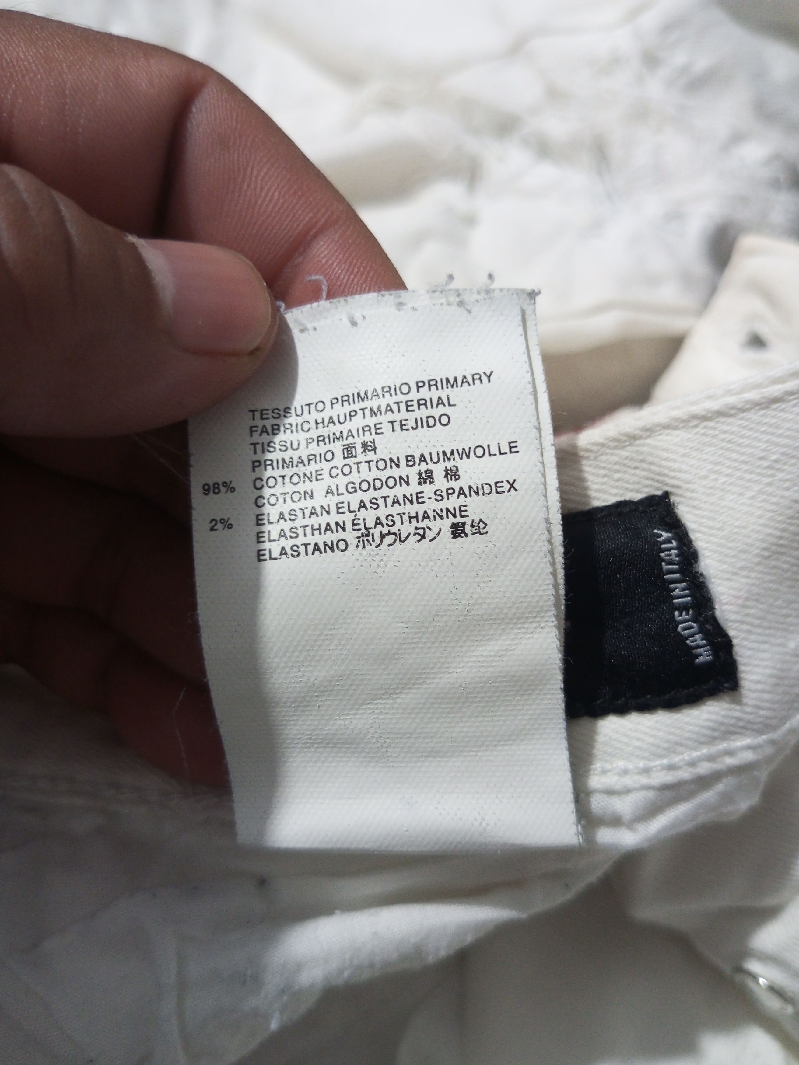 Dsquared2 Vintage Dsquared2 distressed white denim Size US 29 - 12 Thumbnail