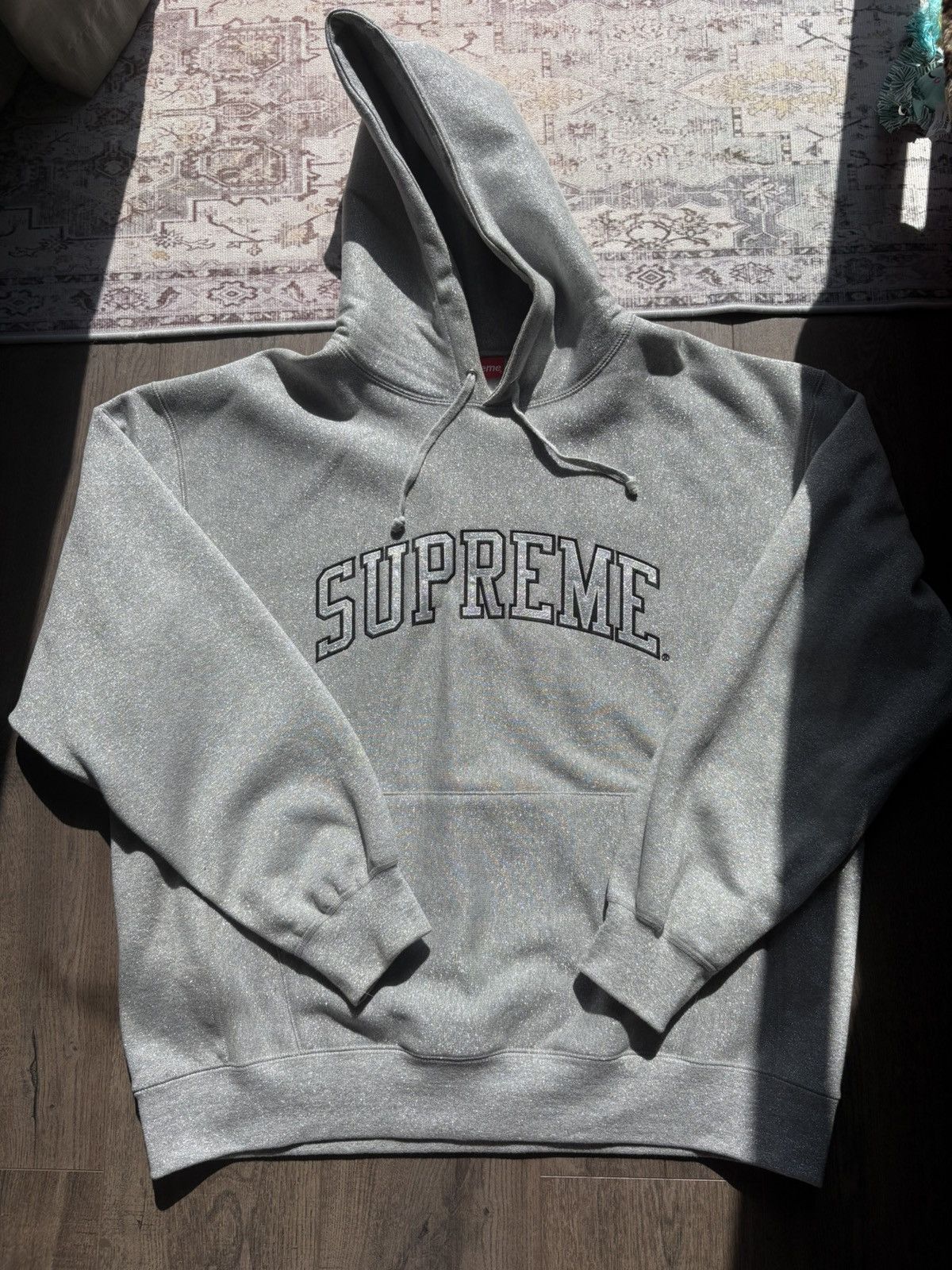 Supreme Supreme Glitter Arc Hoodie SS23 Size US XXL / EU 58 / 5 - 6 Thumbnail