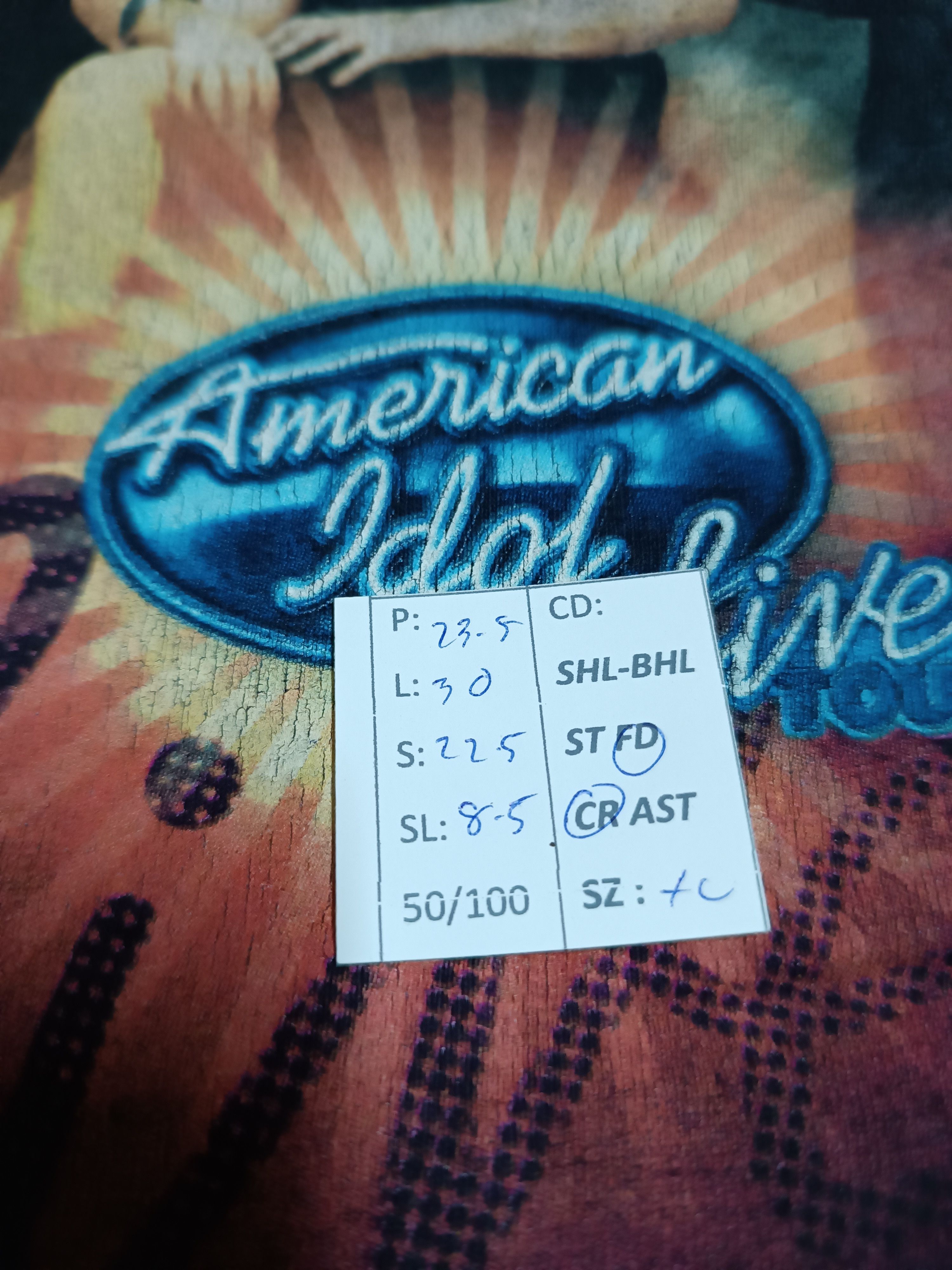 Rap Tees VINTAGE 2010 AMERICAN IDOL LIVE TOUR TS kelly clarkson aiken Size US XL / EU 56 / 4 - 18 Thumbnail