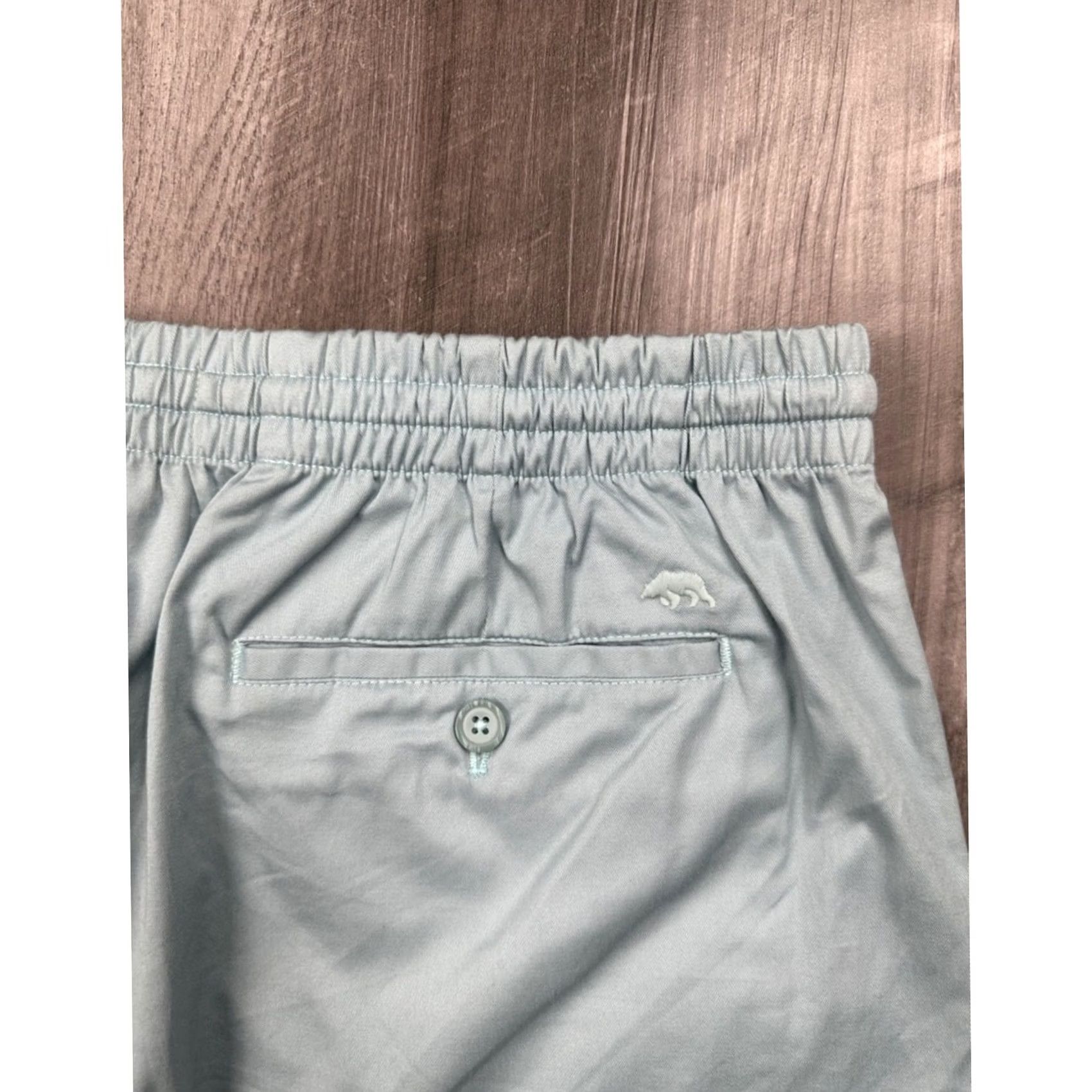 Vintage Onward Reserve Cotton Stretch Pull On Drawstring Short 2XL Green Men's Regular Chino Short Size US 39 - 3 Thumbnail