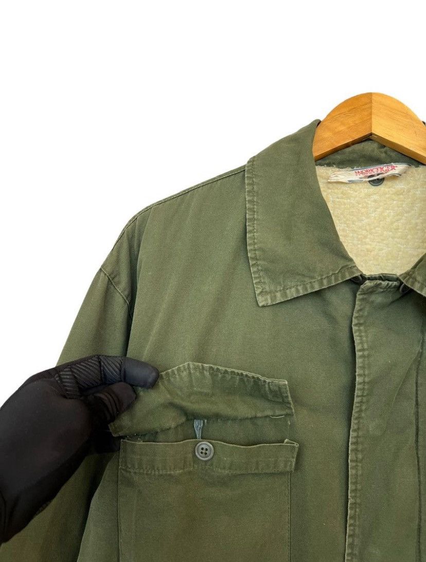 Vintage Vintage 80s M 65 Military Field Jacket Fleece Green Size US L / EU 52-54 / 3 - 12 Thumbnail