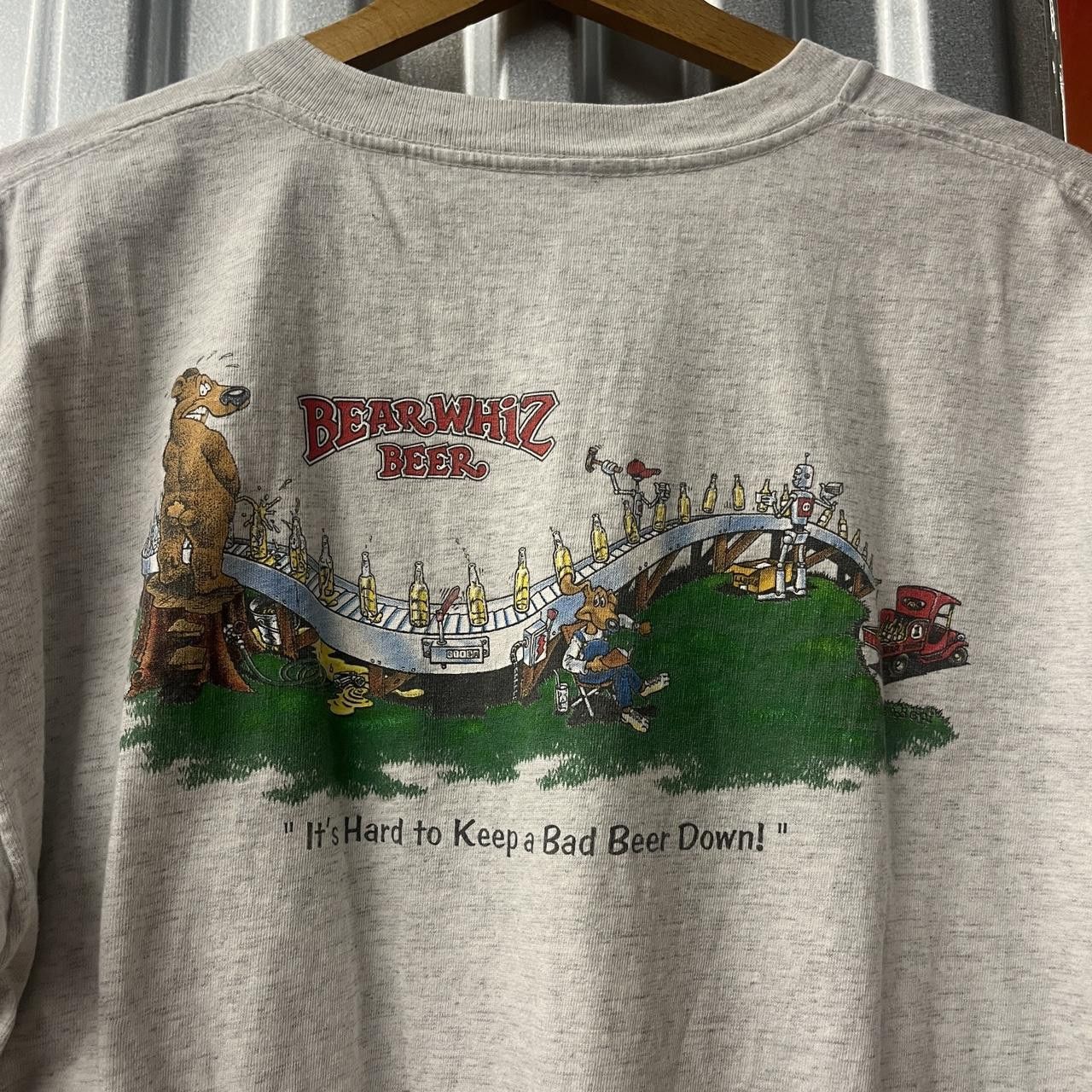Vintage VTG 90's BearWhiz Alaska Risenshiner Beer Graphic T Shirt XL Size US L / EU 52-54 / 3 - 5 Thumbnail