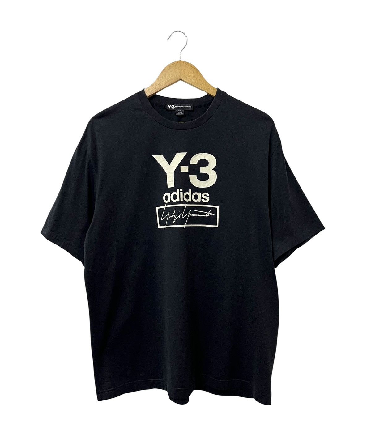 Adidas × Y-3 ADIDAS Y3 YOHJI YAMAMOTO STACKED LOGO STREETWEAR TSHIRT TEE Size US M / EU 48-50 / 2 - 1 Thumbnail