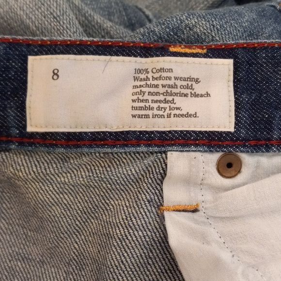 Loft Ann Taylor Loft Size 8 Jeans Boyfriend Distressed Blue Denim Size 30" / US 8 / IT 44 - 13 Thumbnail