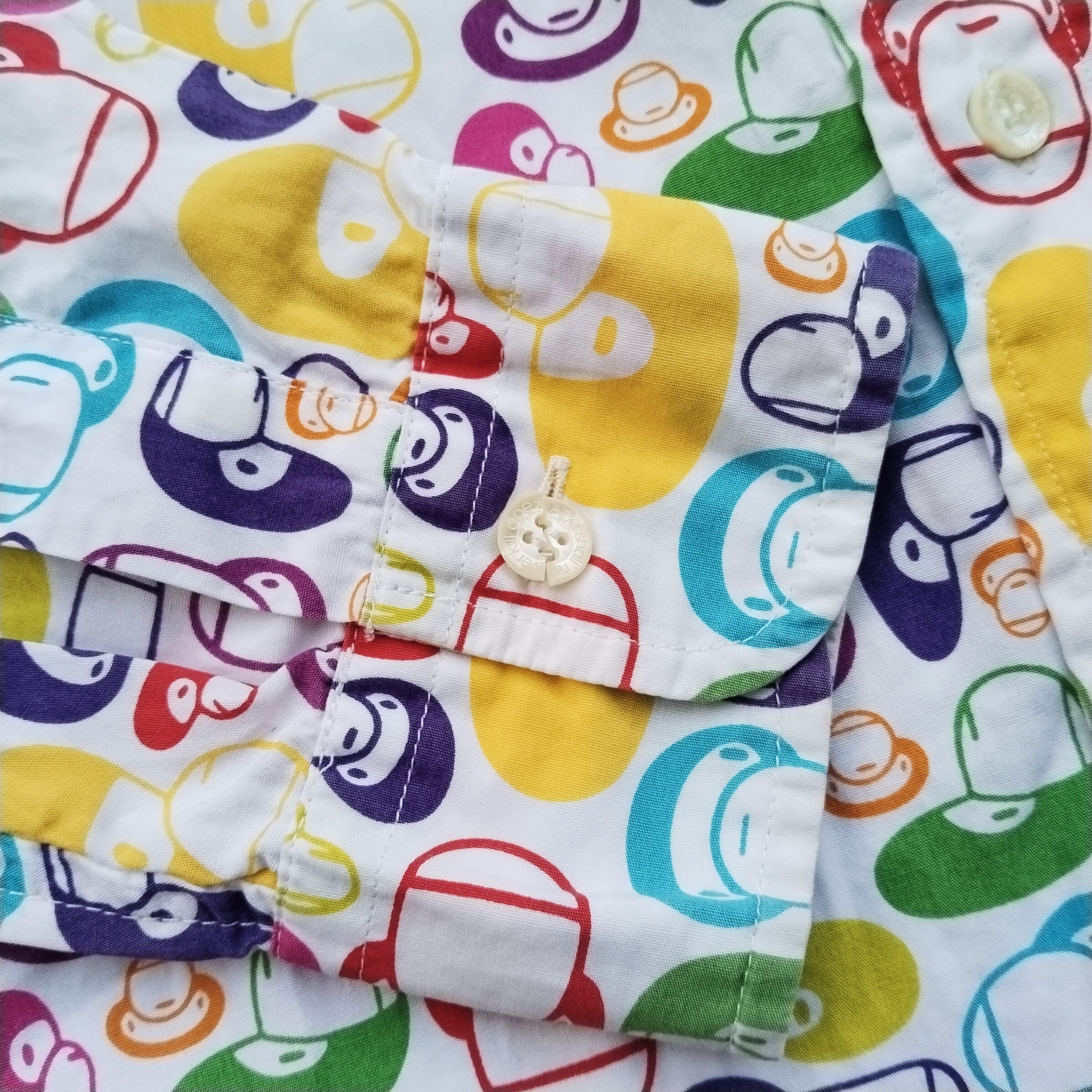 Bape 2006 Bape Baby Milo Full Print Multi Color Button Up Size US M / EU 48-50 / 2 - 12 Thumbnail
