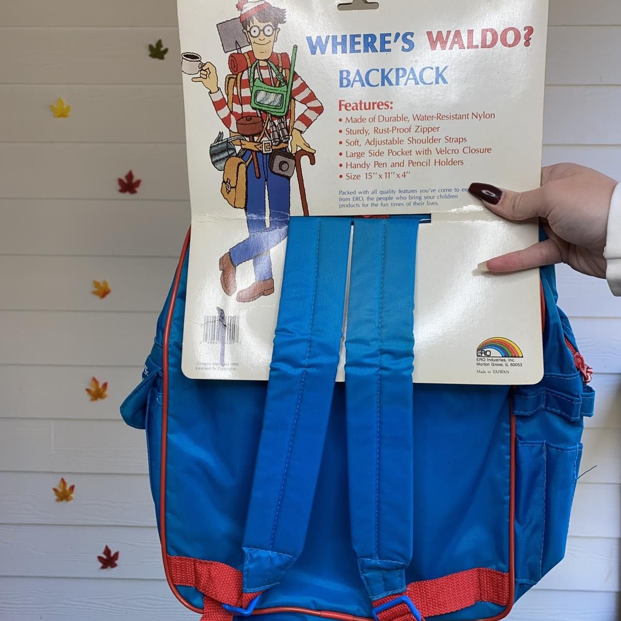 Vintage Vintage 1990 Where's Waldo Backpack NEW WITH TAGS Size ONE SIZE - 2 Thumbnail