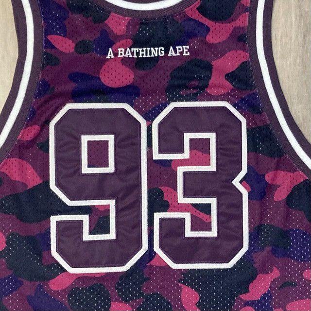 Bape BAPE PURPLE CAMO Basketball Tank Top a bathing ape Size US S / EU 44-46 / 1 - 4 Thumbnail