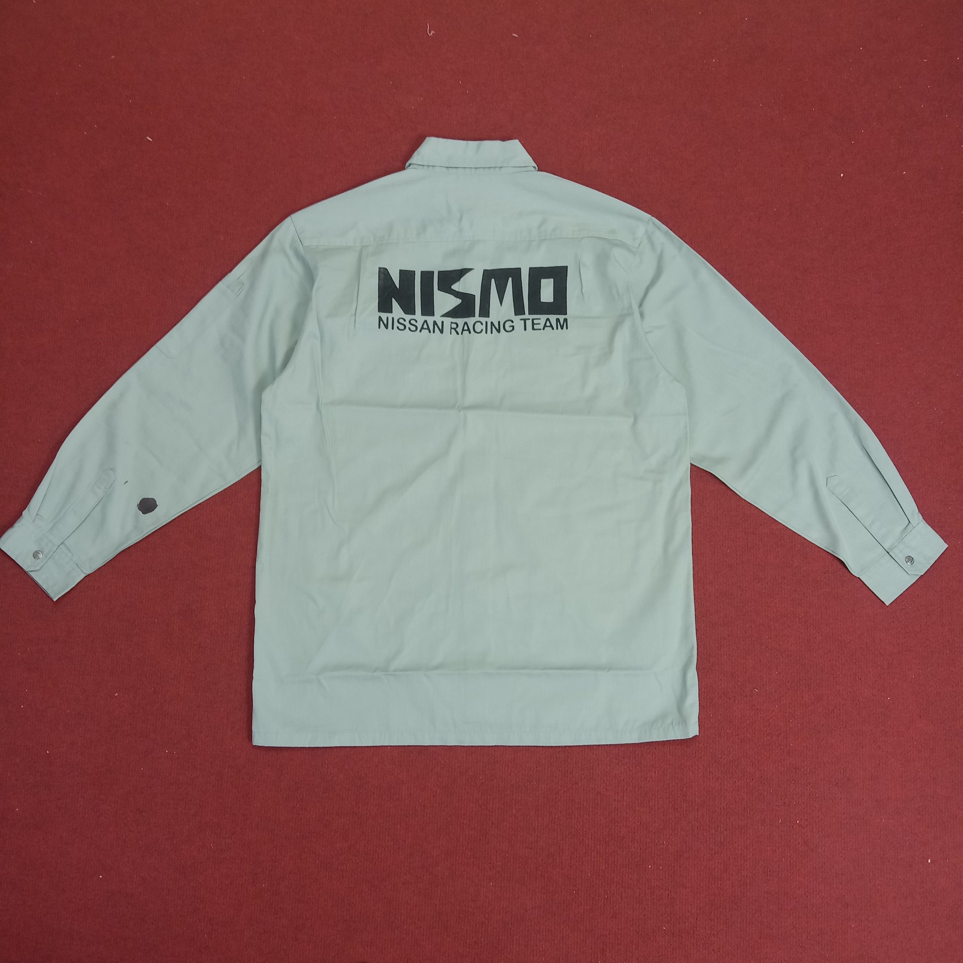 Japanese Brand × Vintage Nismo Nissan Racing Team Custom Workers Shirt Jacket Size US L / EU 52-54 / 3 - 1 Thumbnail
