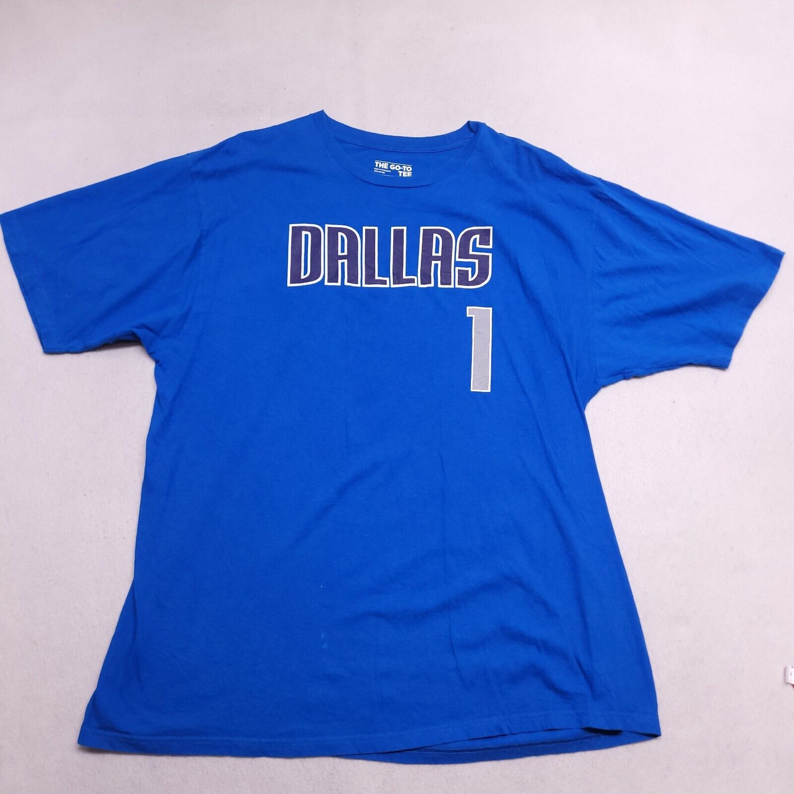 Adidas Adidas Dallas Mavericks #1 Smith Jr T-Shirt Men Size 2X Blue Size US XXL / EU 58 / 5 - 2 Thumbnail