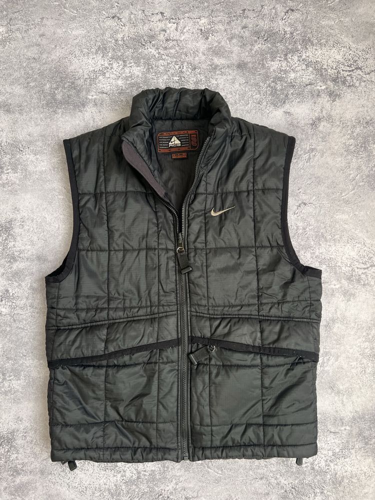 Nike × Nike ACG × Vintage Vintage black fleece Nike ACG vest | Grailed