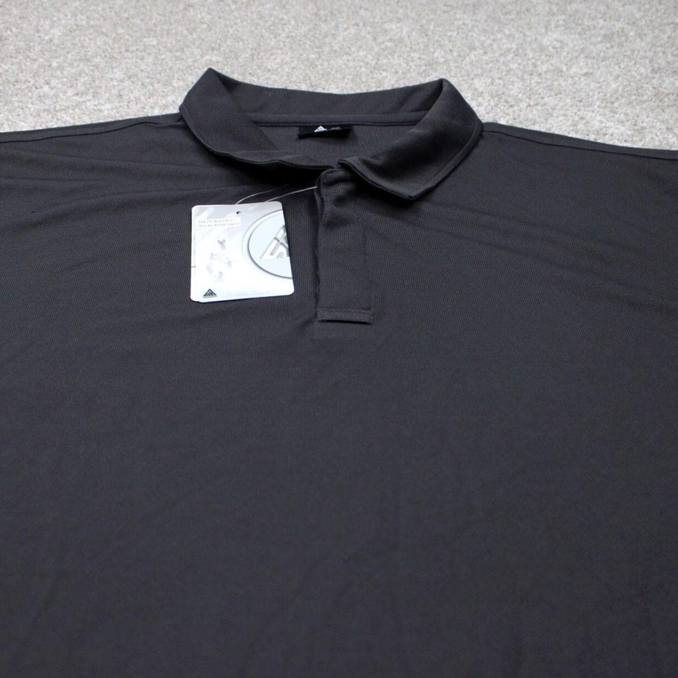 Vintage Speed Your Run Polo Shirt Mens 3XL Gray 4 Way Stretch Polyester S/S NWT Polo Shirt Size US XXL / EU 58 / 5 - 4 Thumbnail